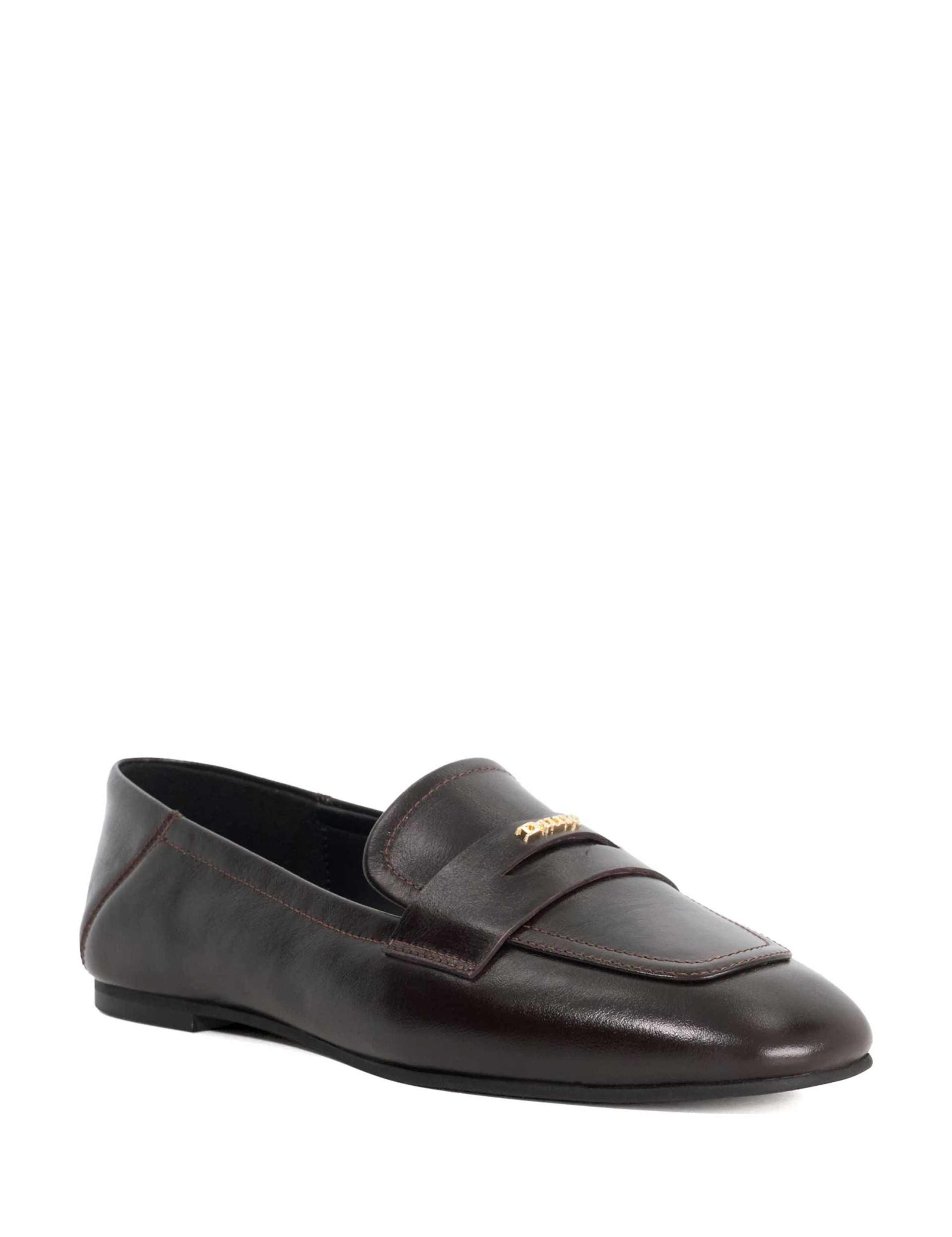 Leather Square Toe Loafers 3 of 6