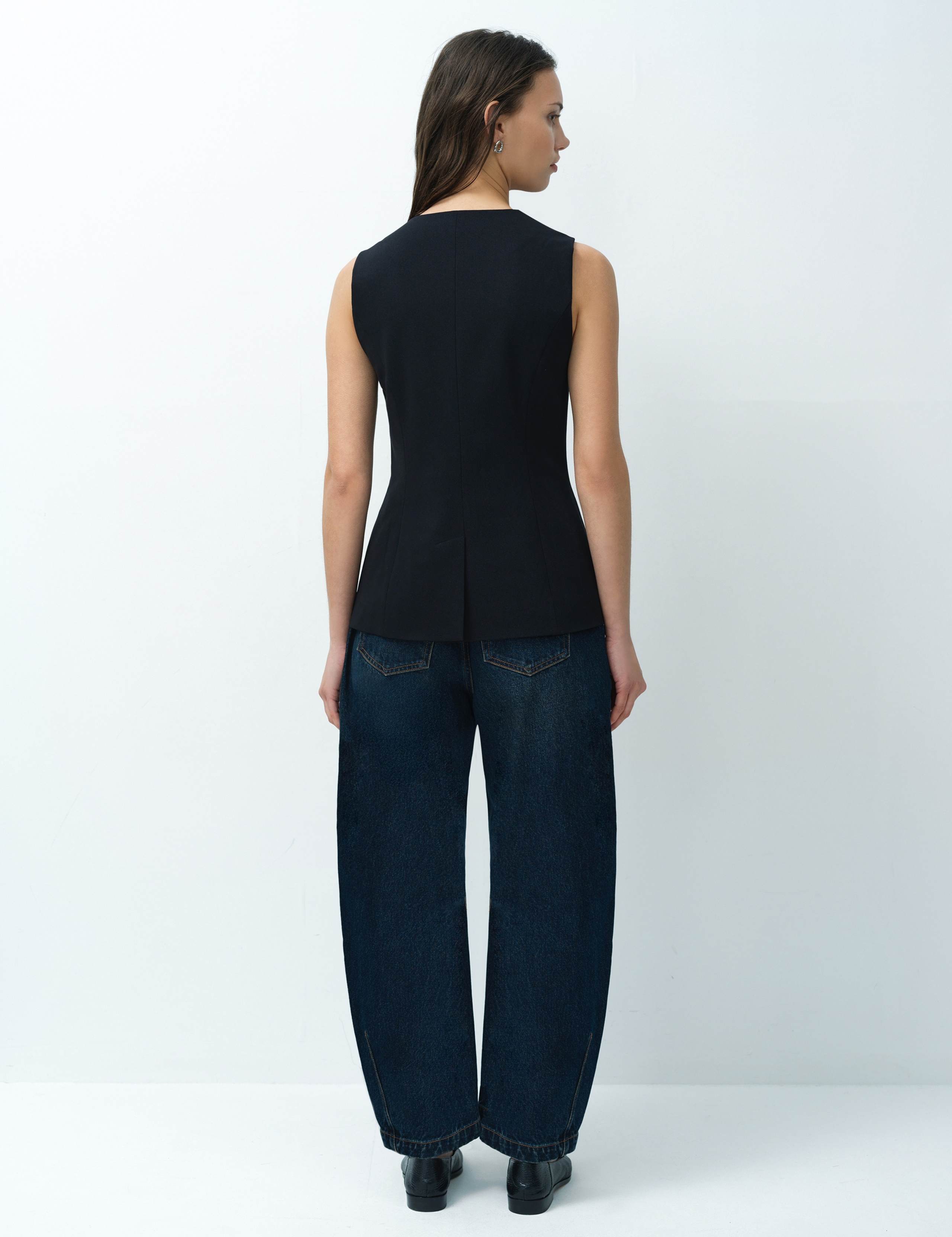 Tailored Longline Waistcoat 3 of 4