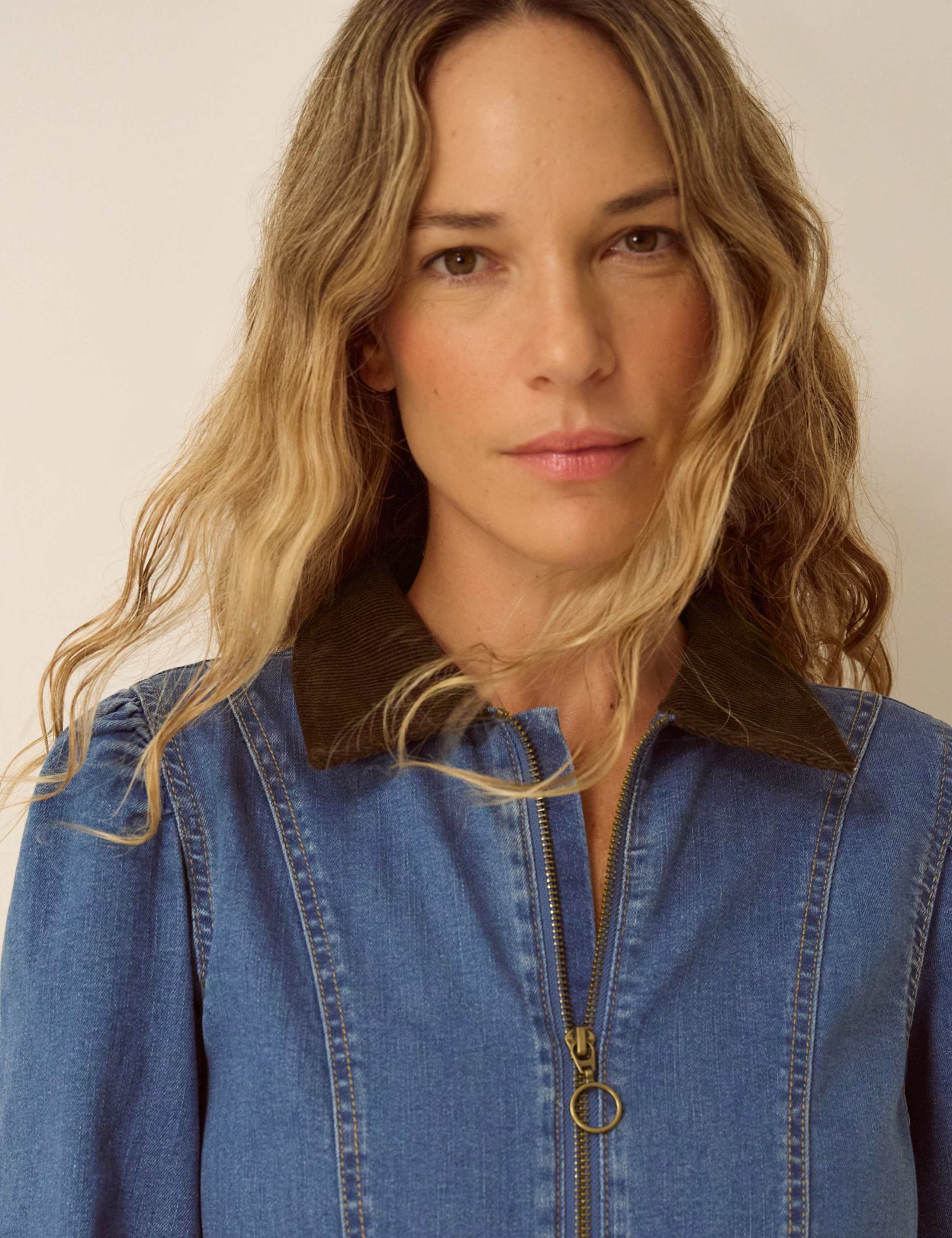 Cotton Rich Denim Midi Dress 4 of 4