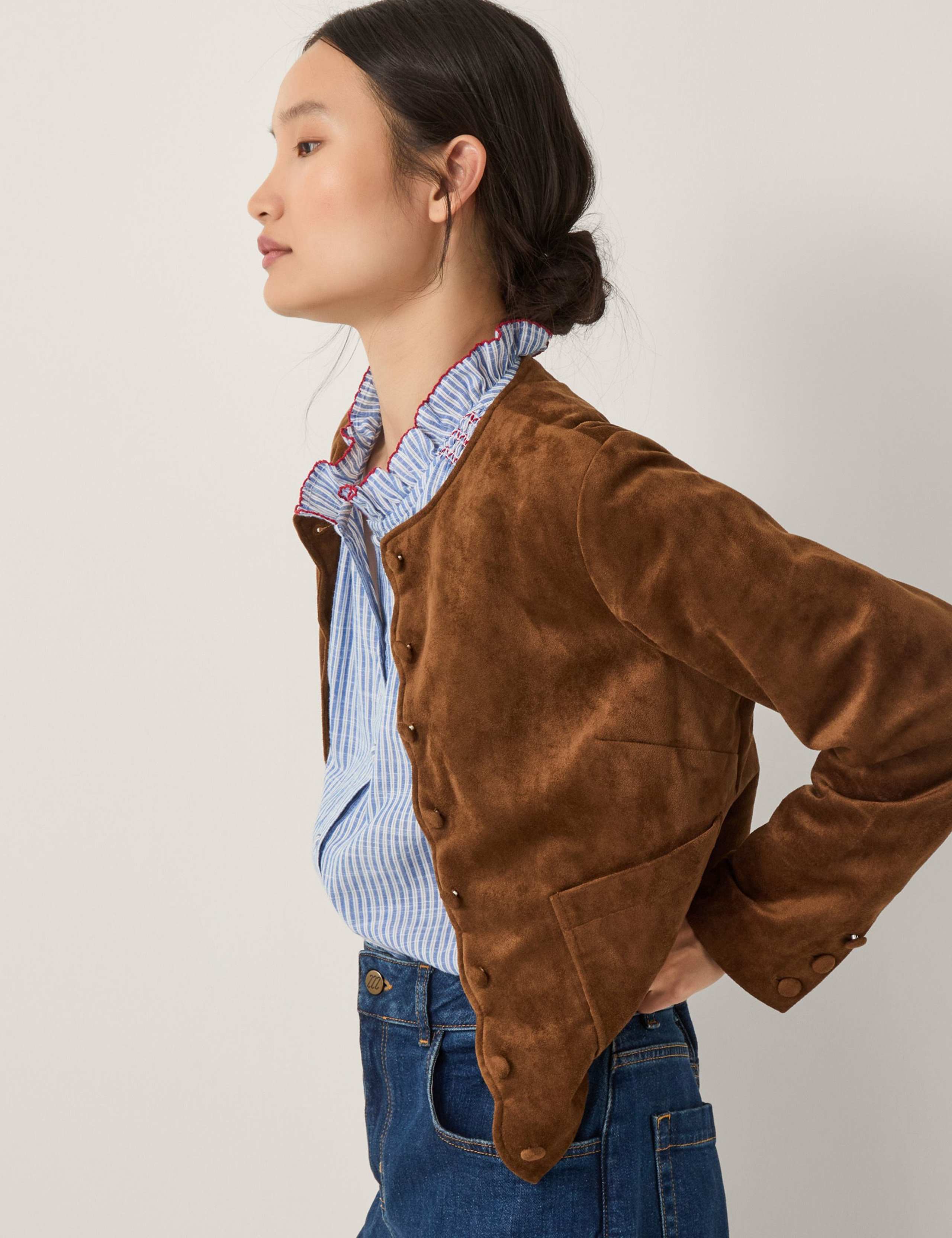 Suedette Short Jacket 2 of 4