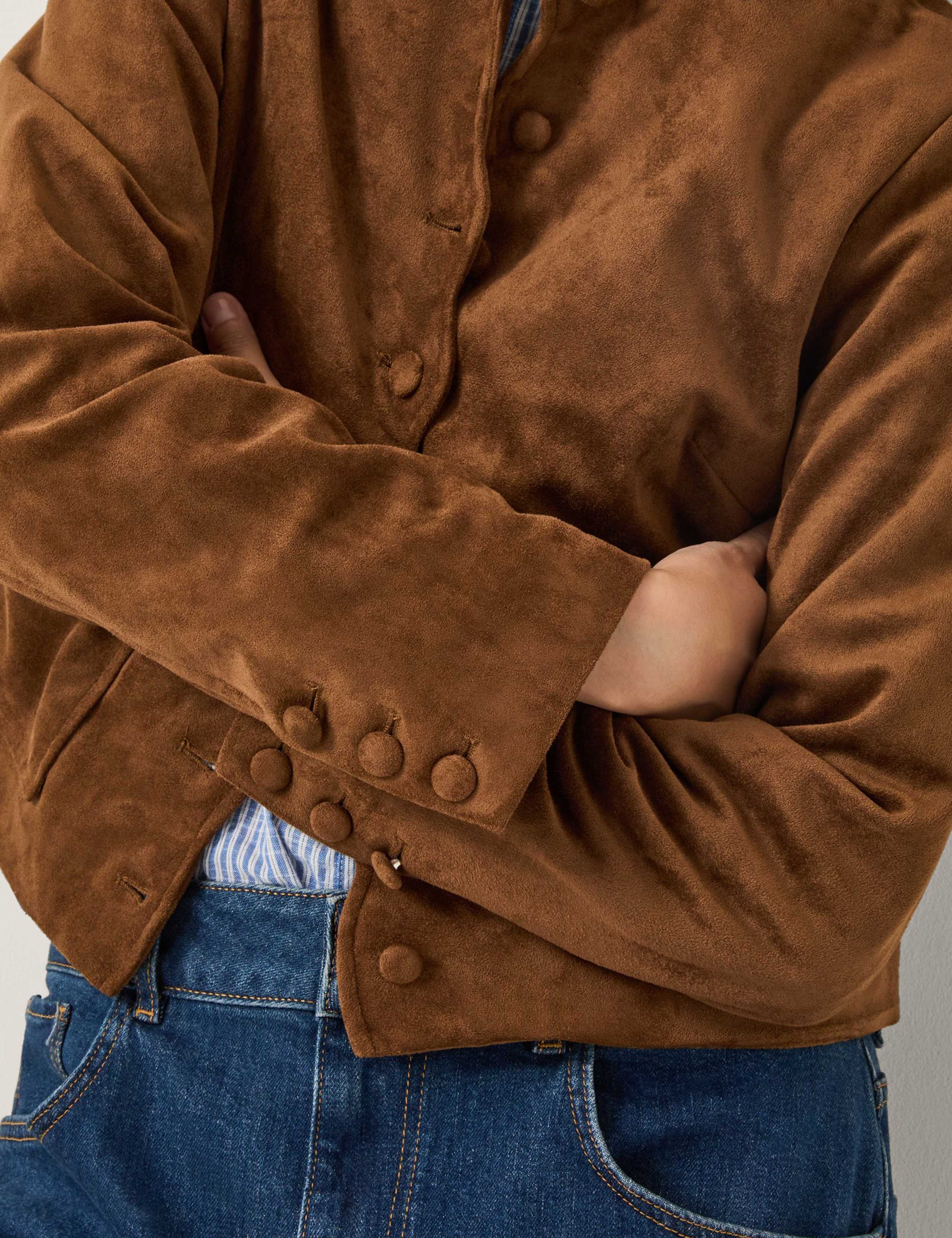 Suedette Short Jacket 4 of 4