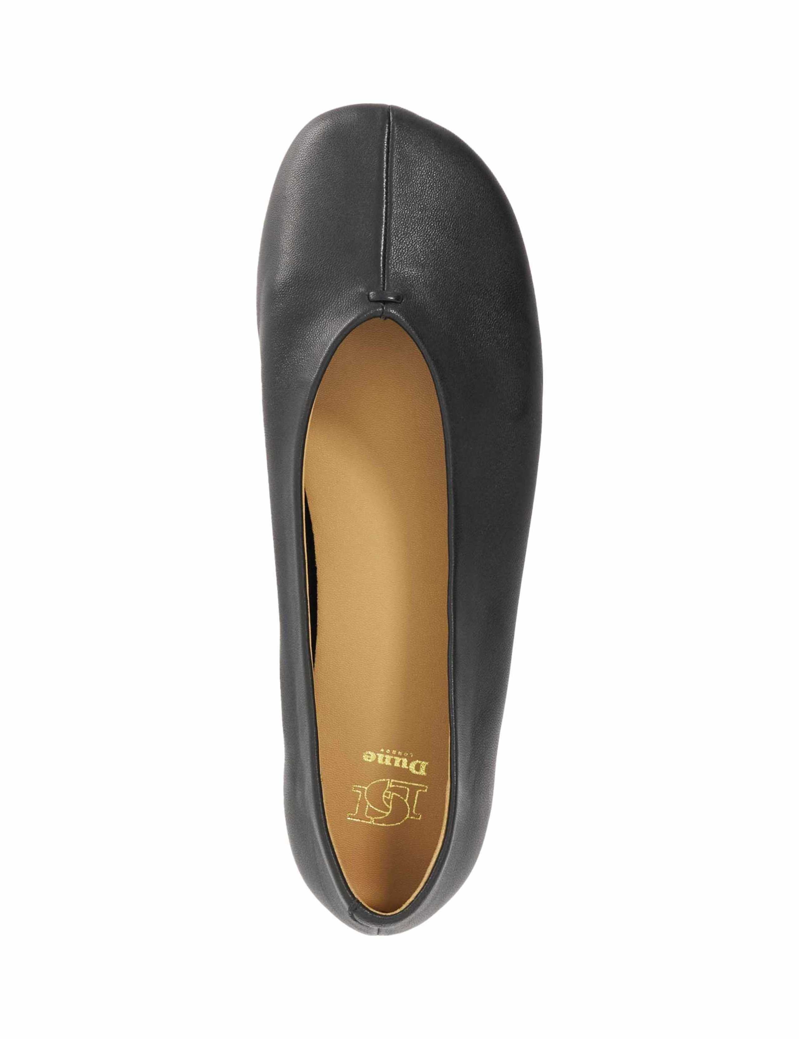 Leather Flat Ballet Pumps 2 of 6