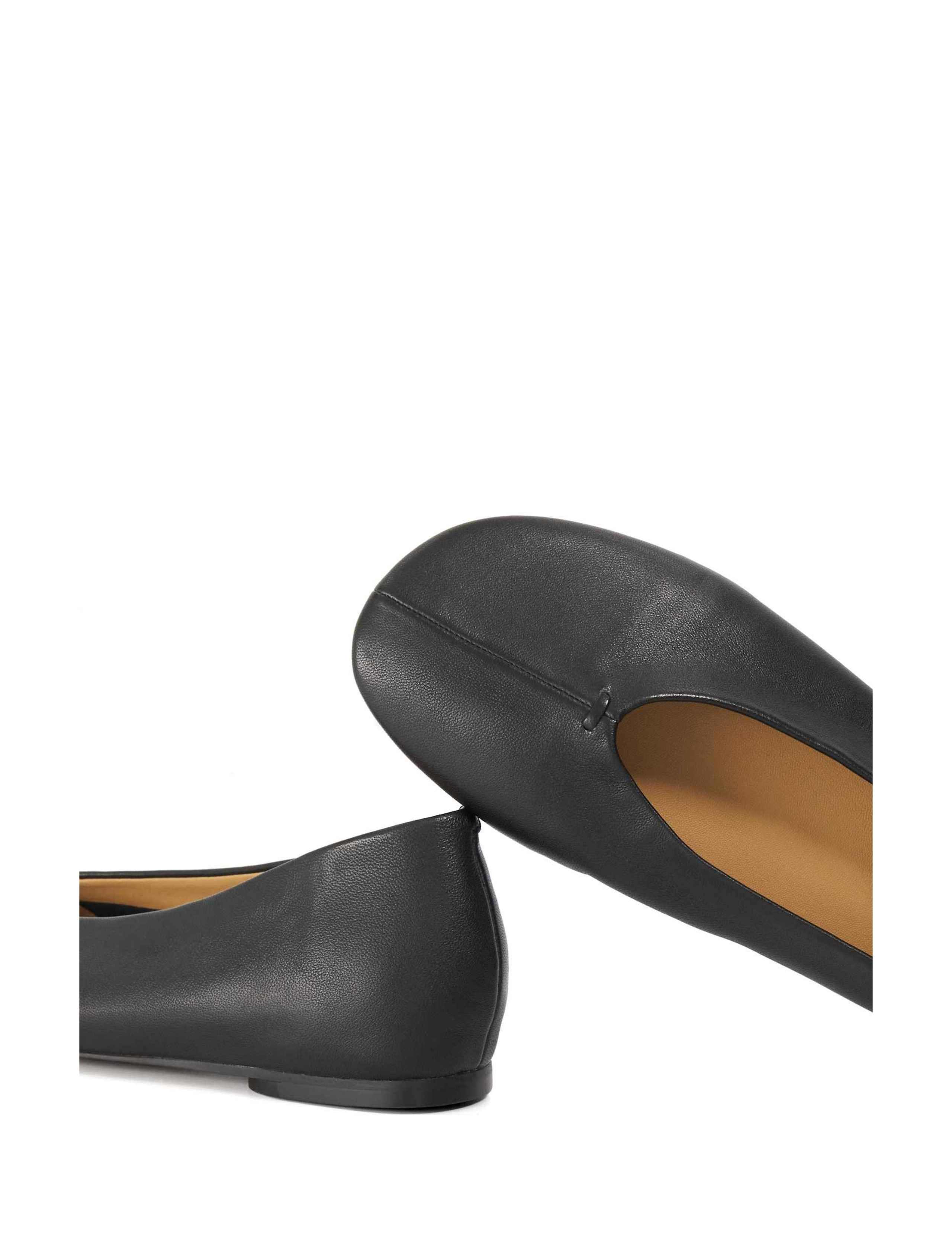 Leather Flat Ballet Pumps 6 of 6