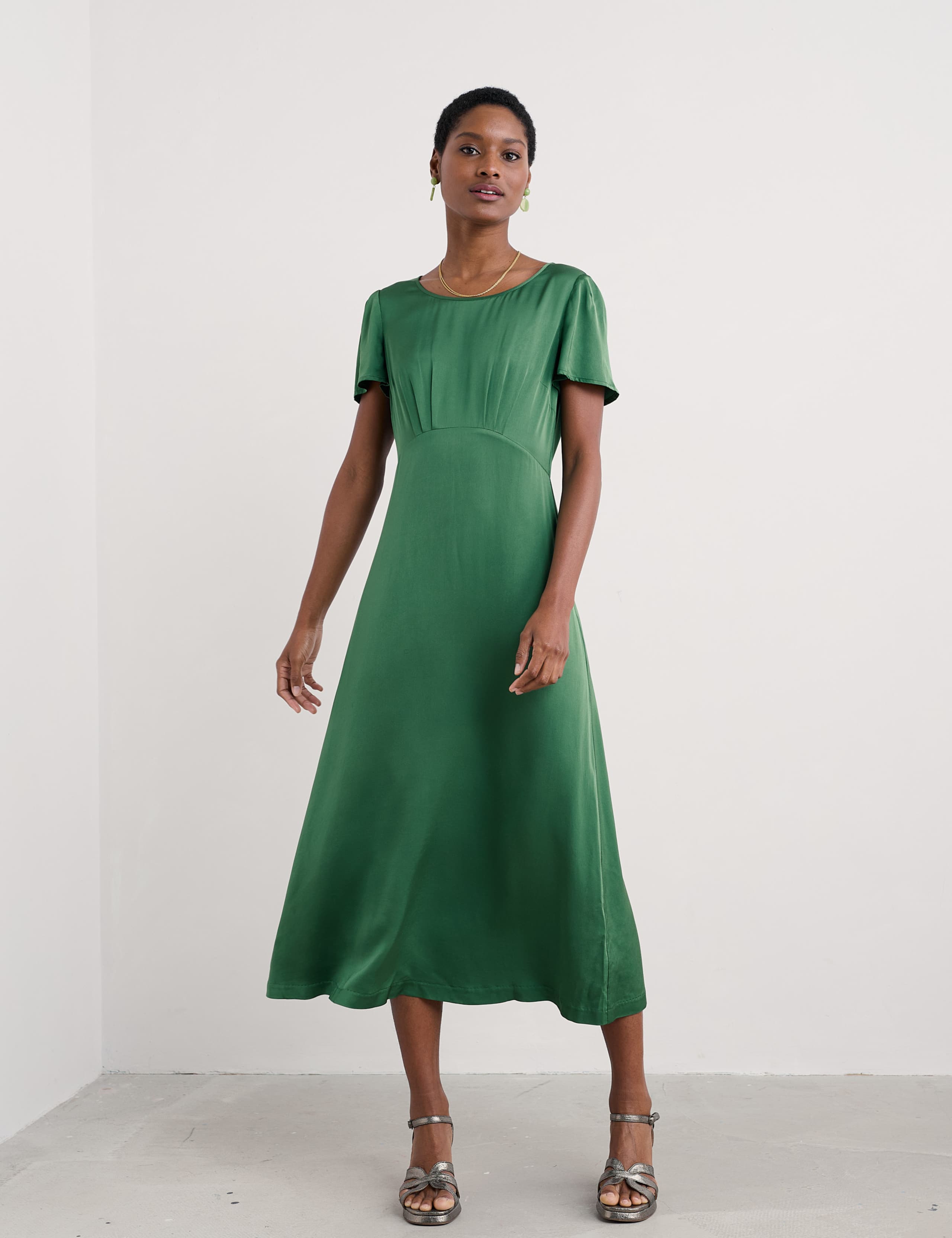 Midi Waisted Dress 3 of 4