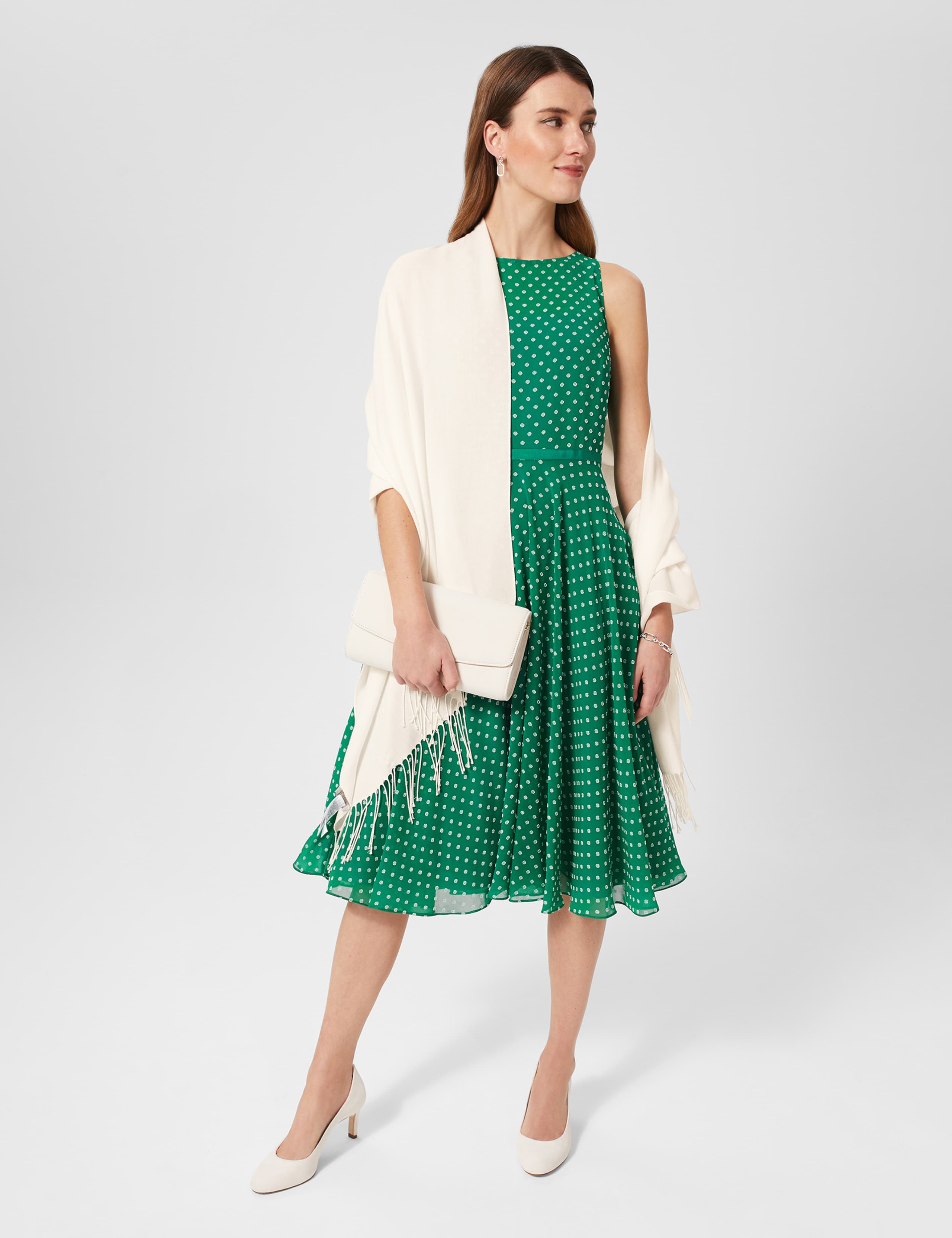 Woven Fringed Scarf 3 of 4