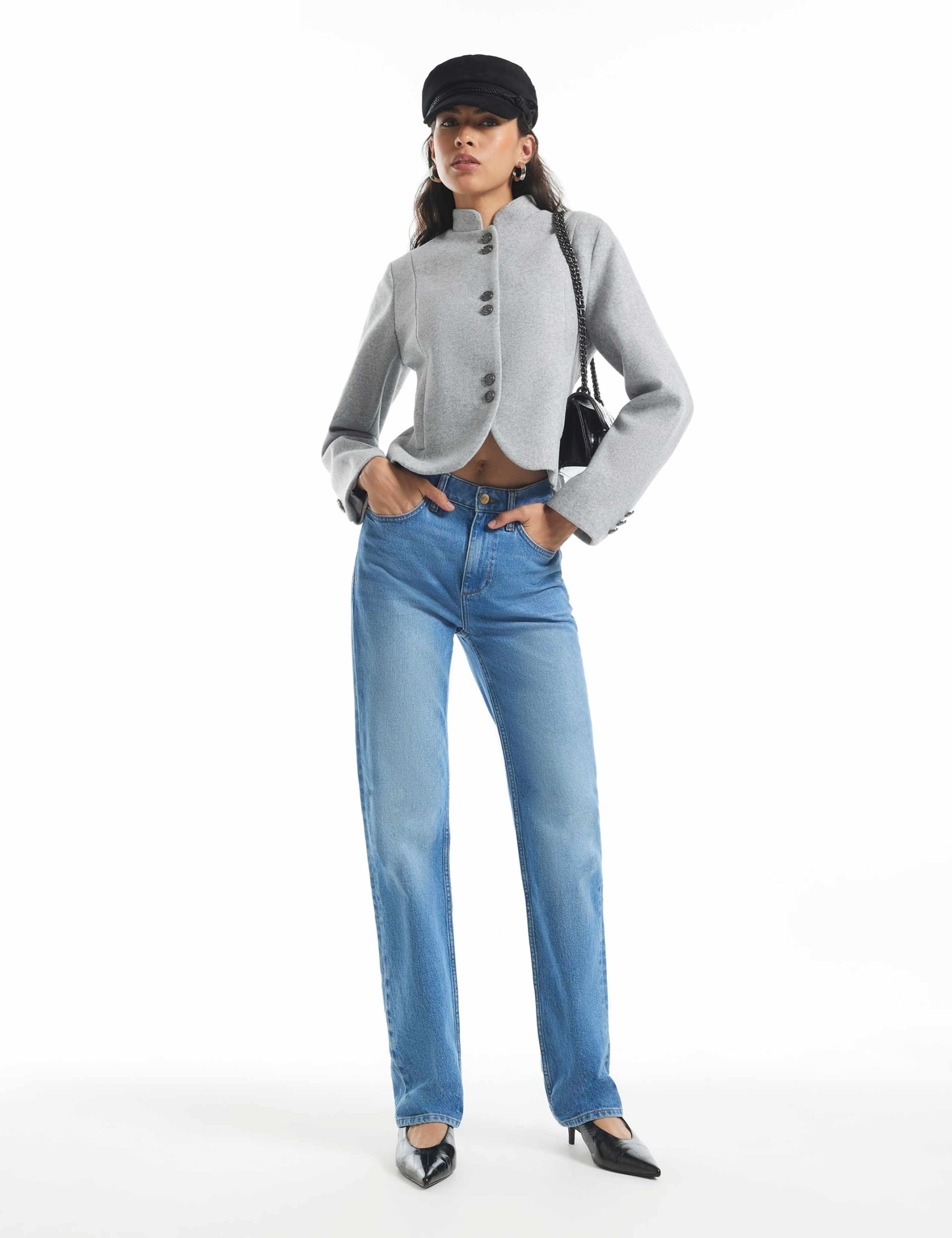 Slim Fit Button Front Blazer 5 of 6