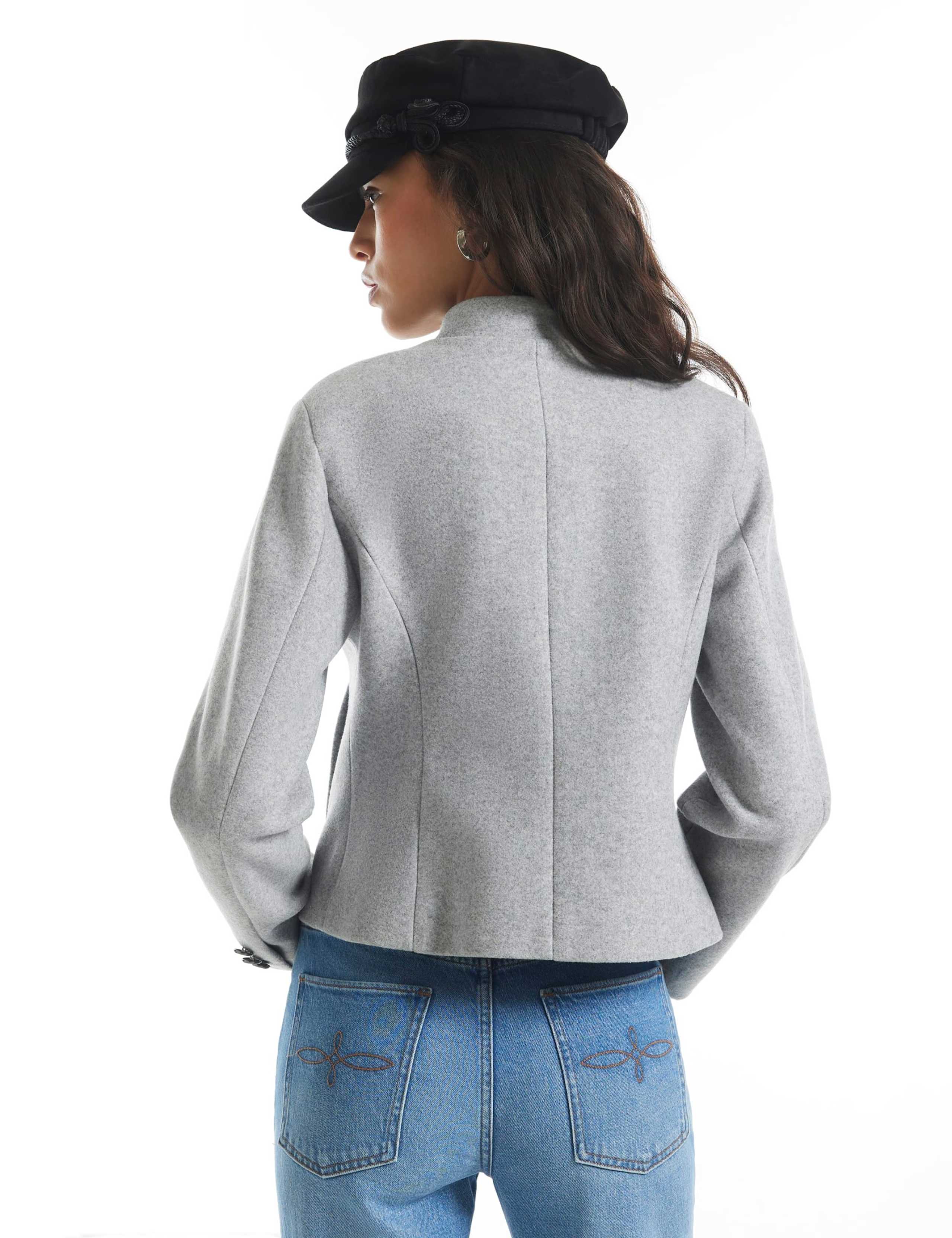 Slim Fit Button Front Blazer 6 of 6