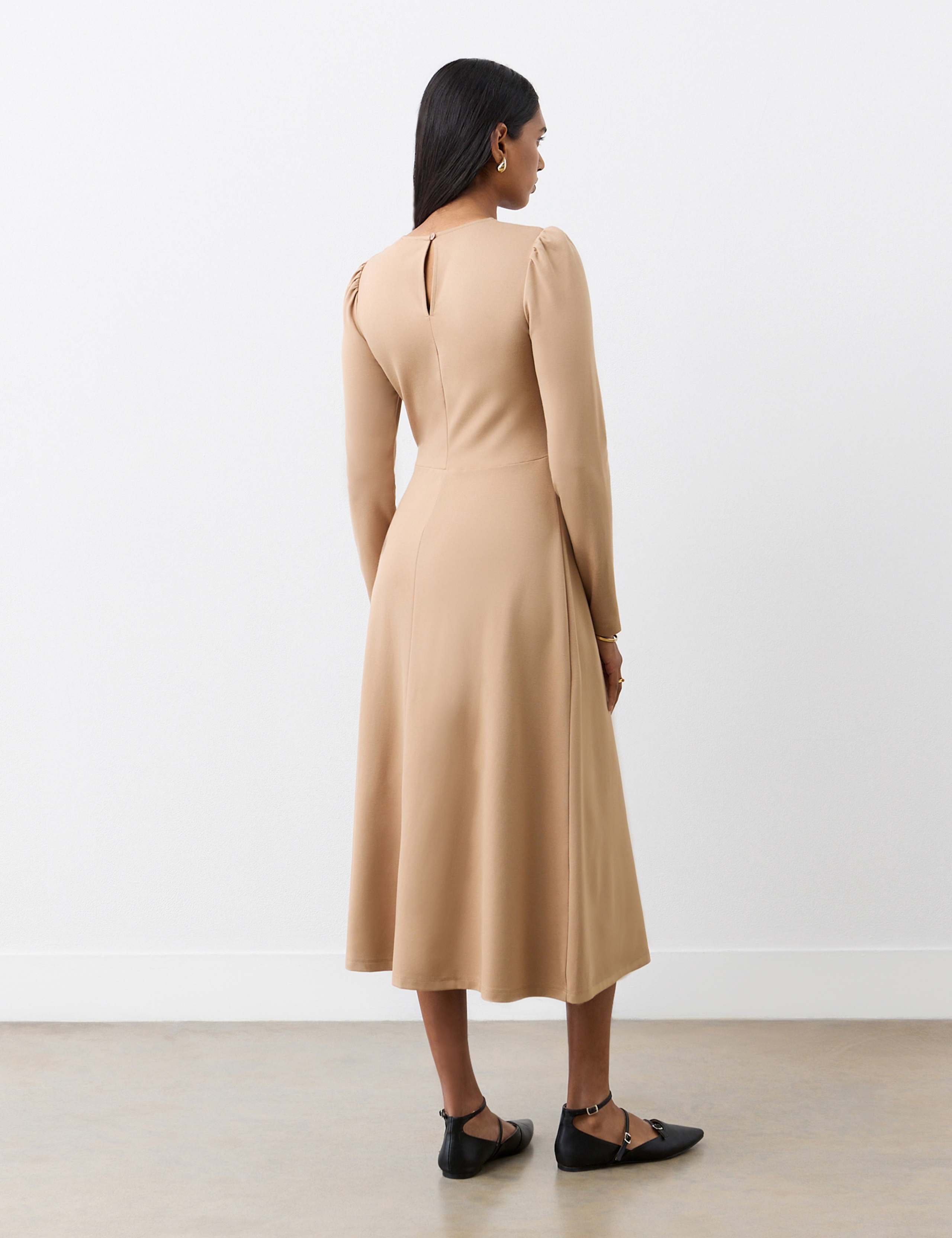 Ponte Jersey Midi Dress 2 of 4