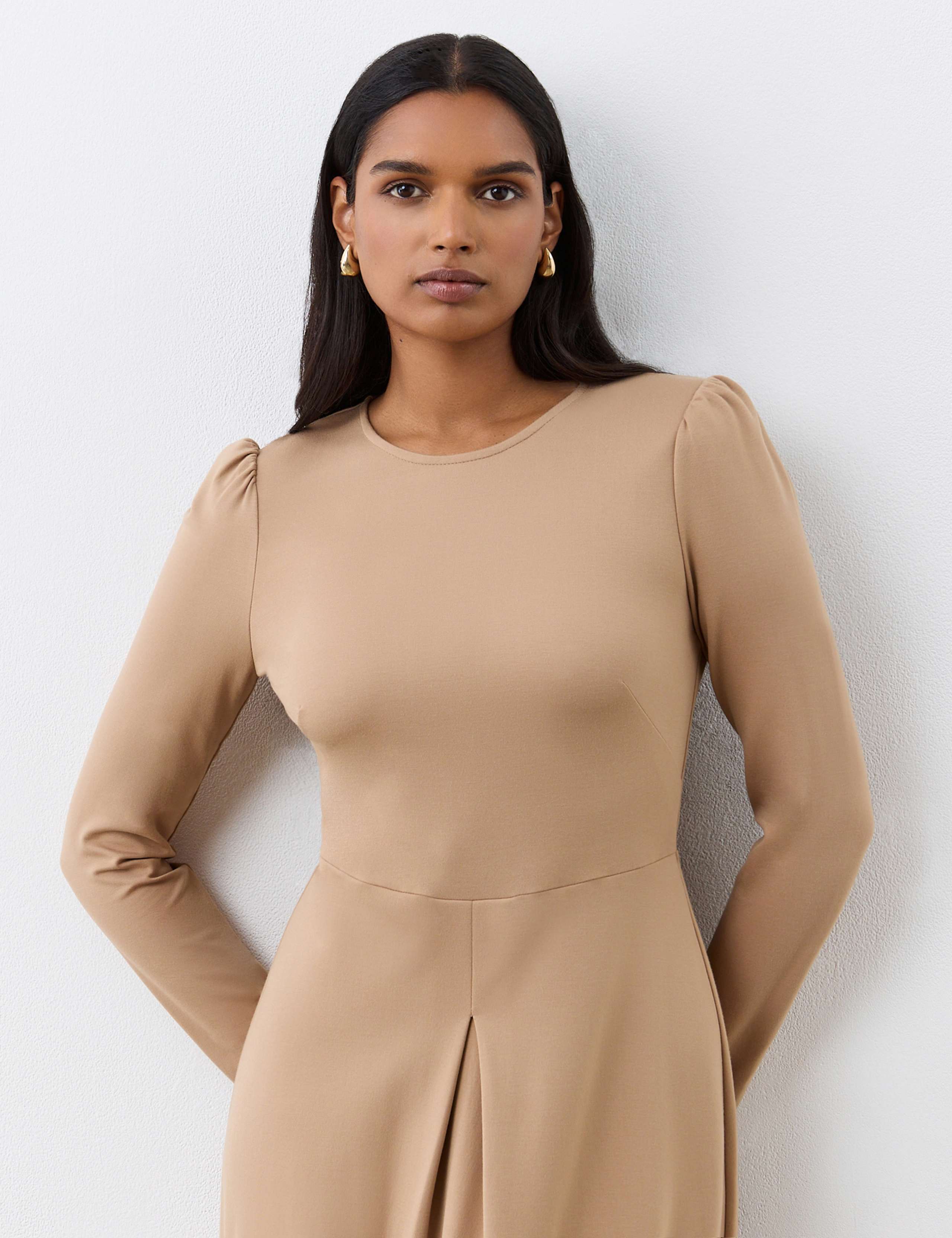 Ponte Jersey Midi Dress 3 of 4