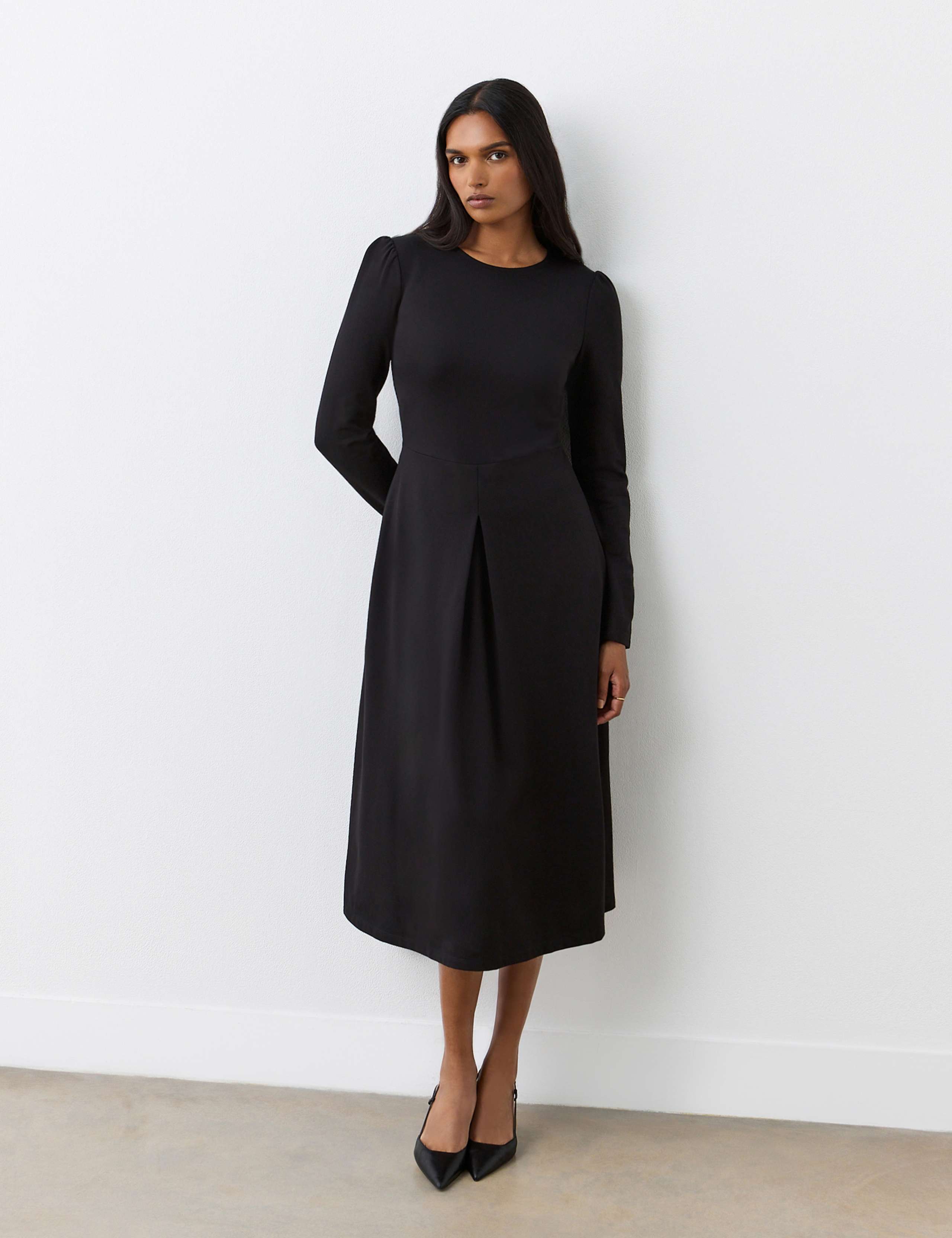 Ponte Jersey Midi Dress 3 of 4