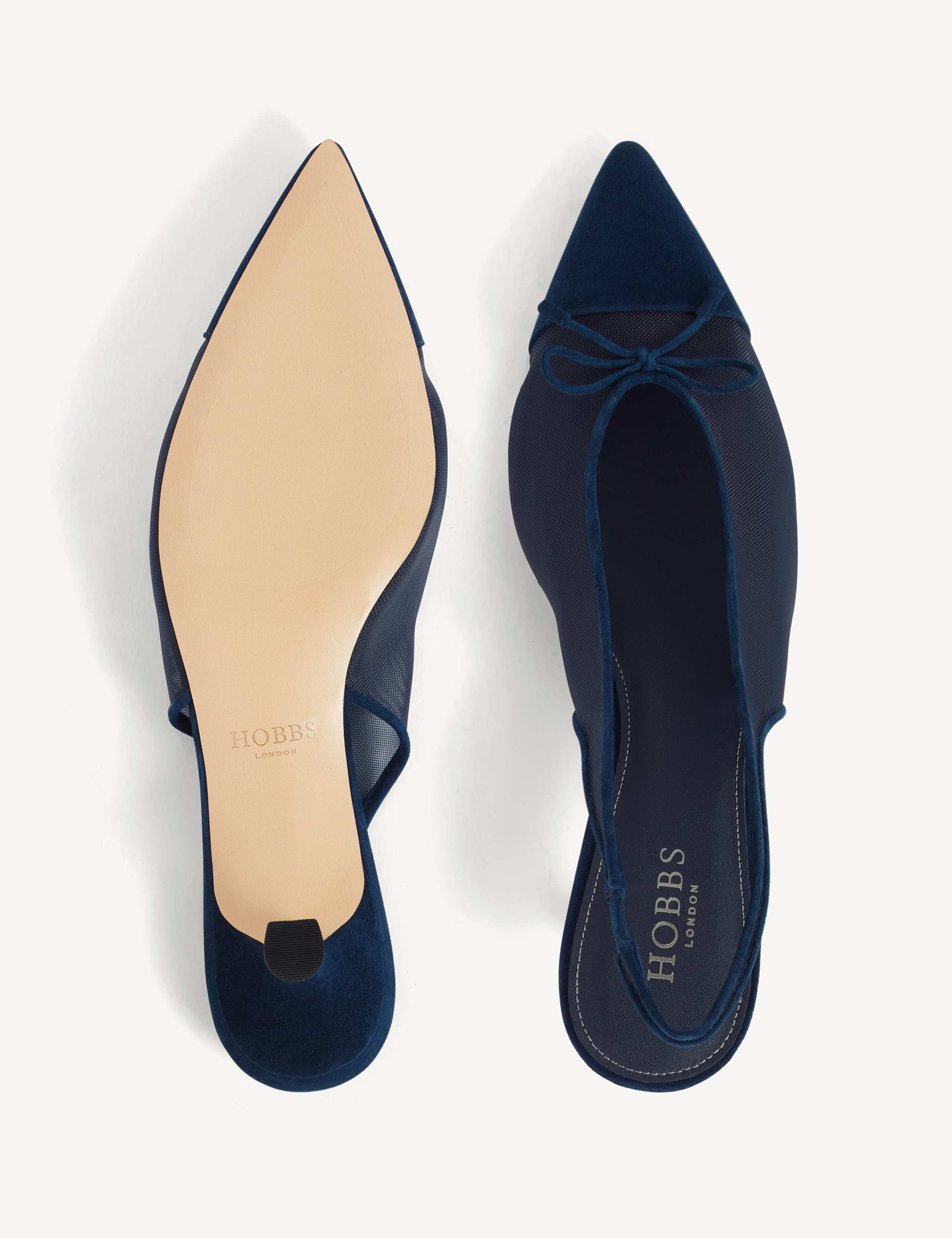 Kitten Heel Pointed Slingback Shoes 3 of 6