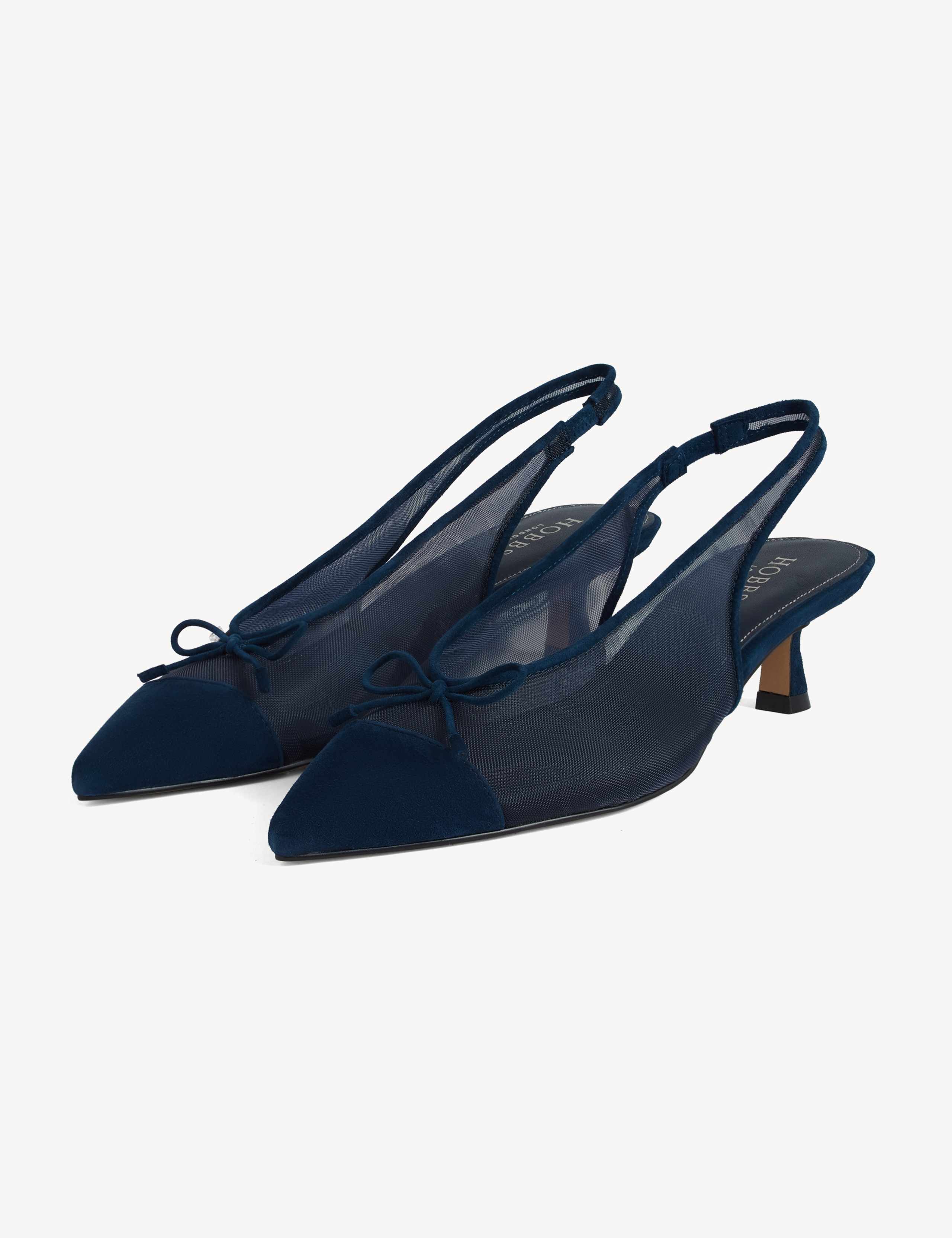Kitten Heel Pointed Slingback Shoes 6 of 6