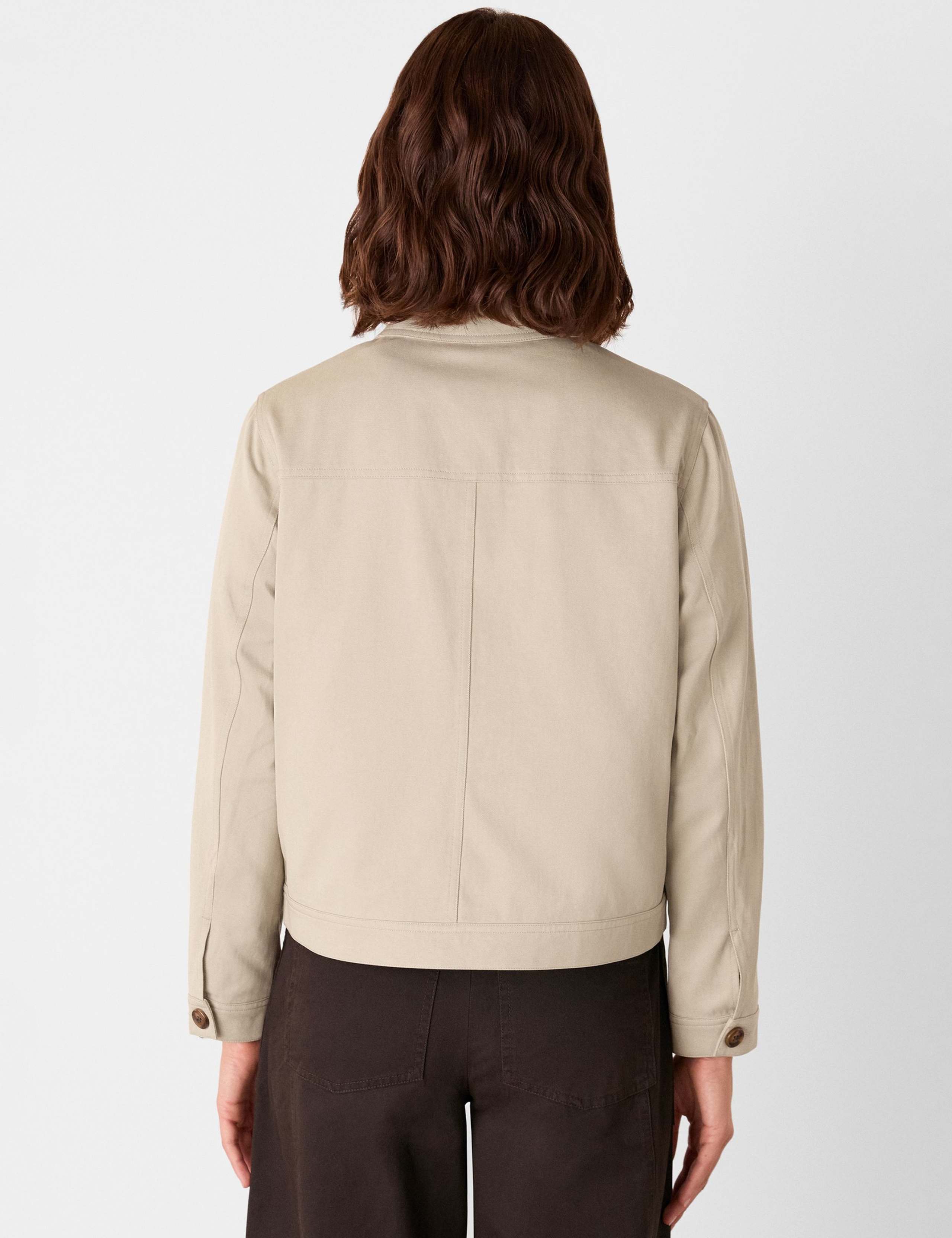 Mia Cotton Blend Utility Jacket 3 of 4