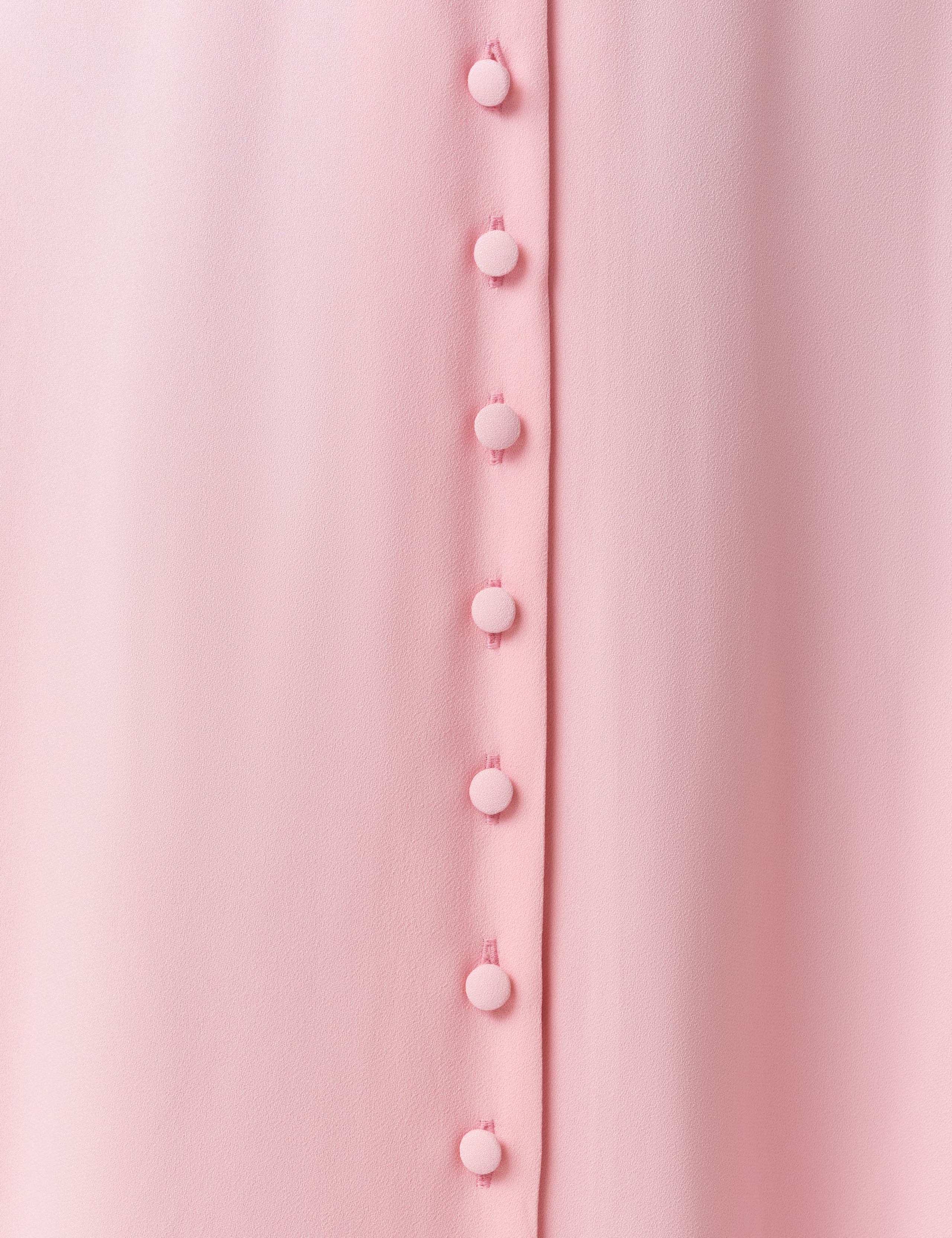 Crepe Button Through Midi Shirt Dress 6 of 6