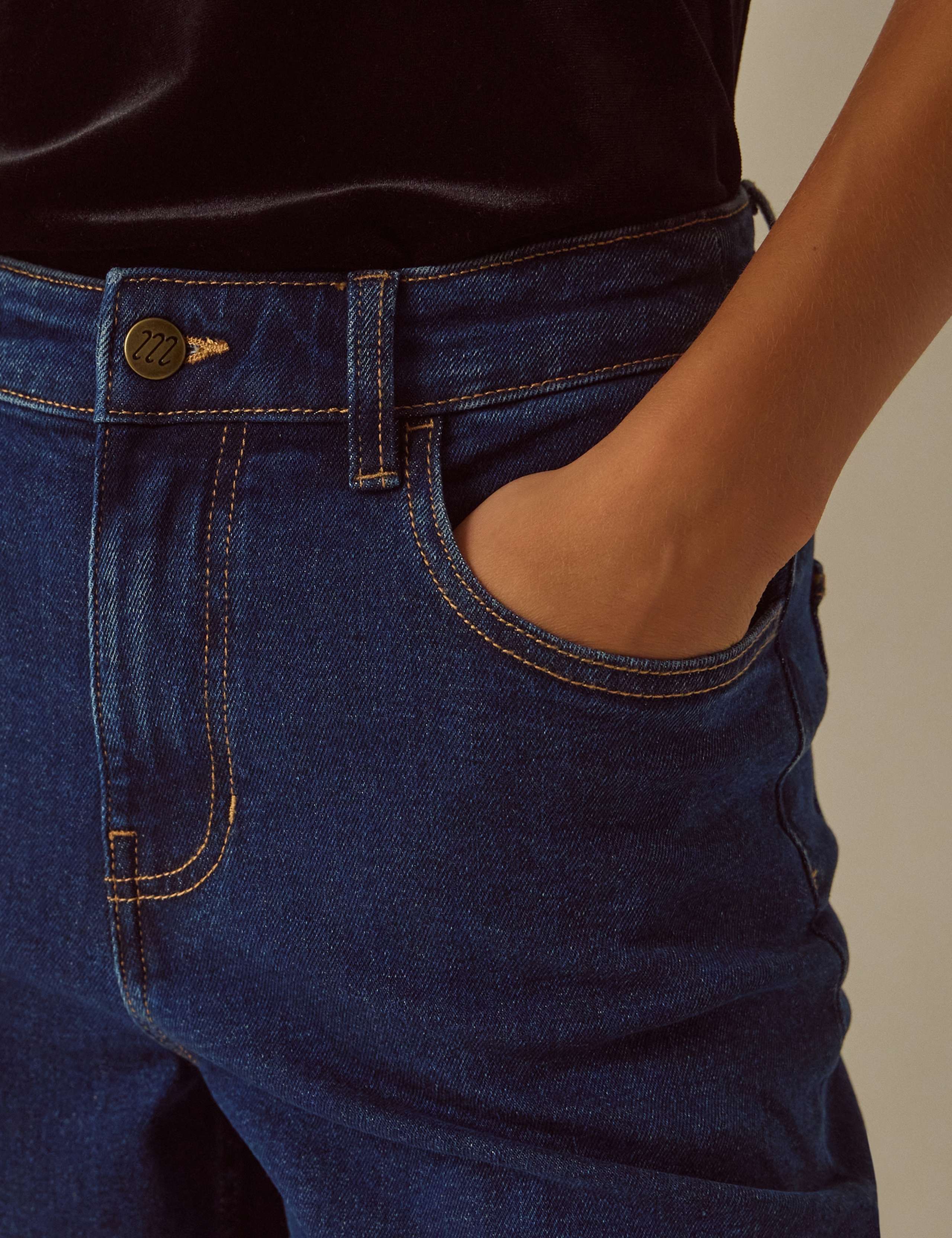 Button Front Barrel Jeans 5 of 5