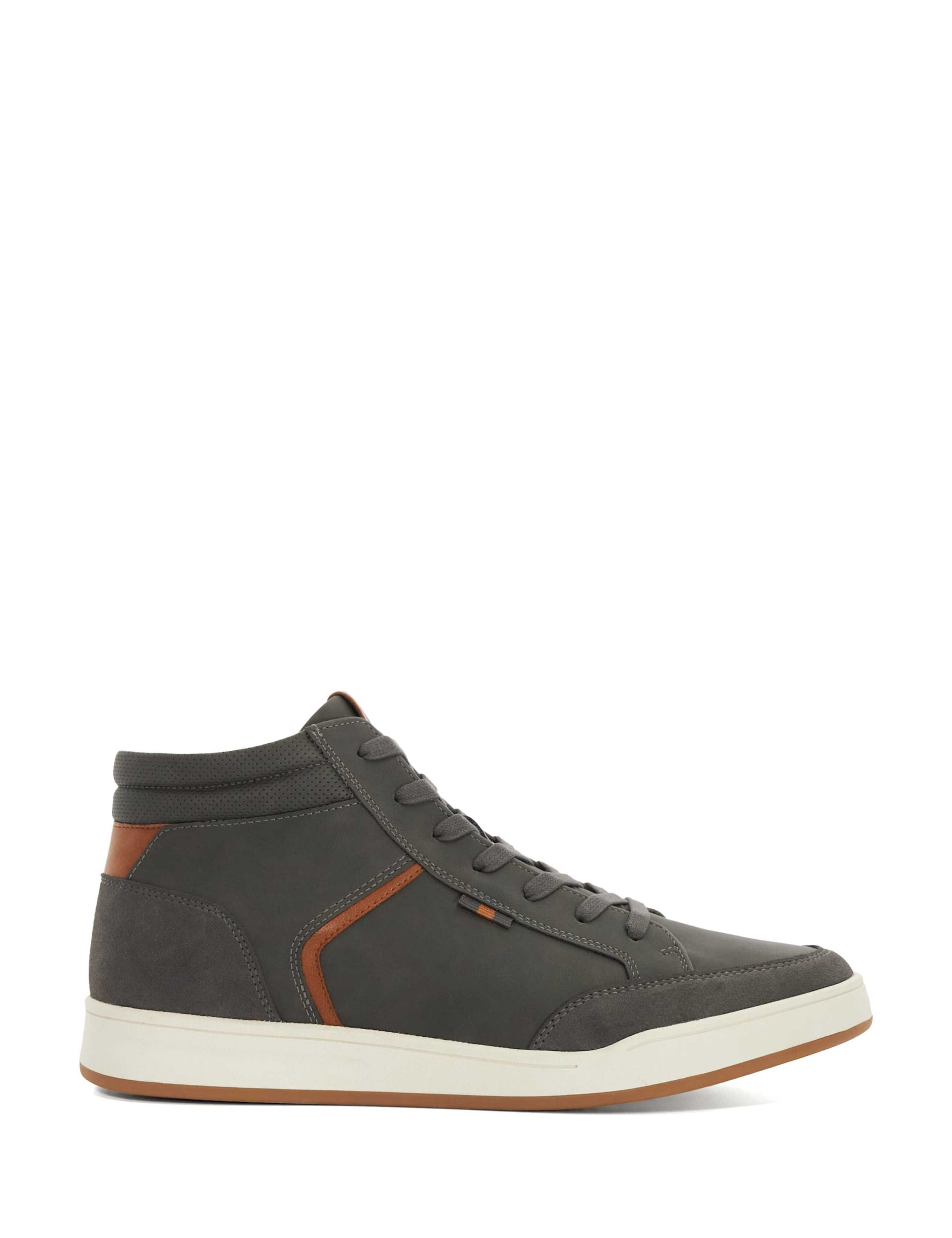 Collar Detail Lace Up Trainers 1 of 4