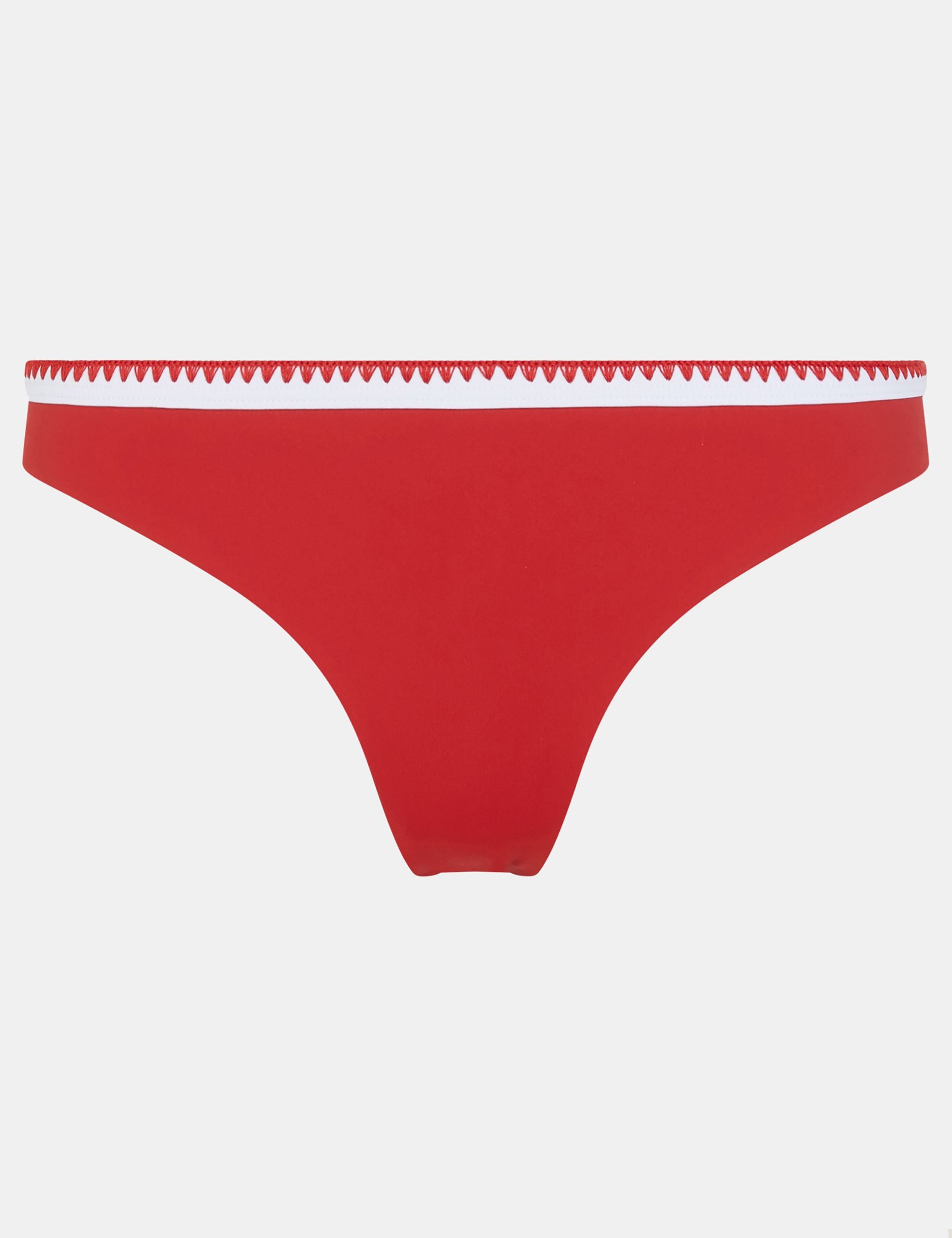 Embroidered High Leg Bikini Bottoms 4 of 4