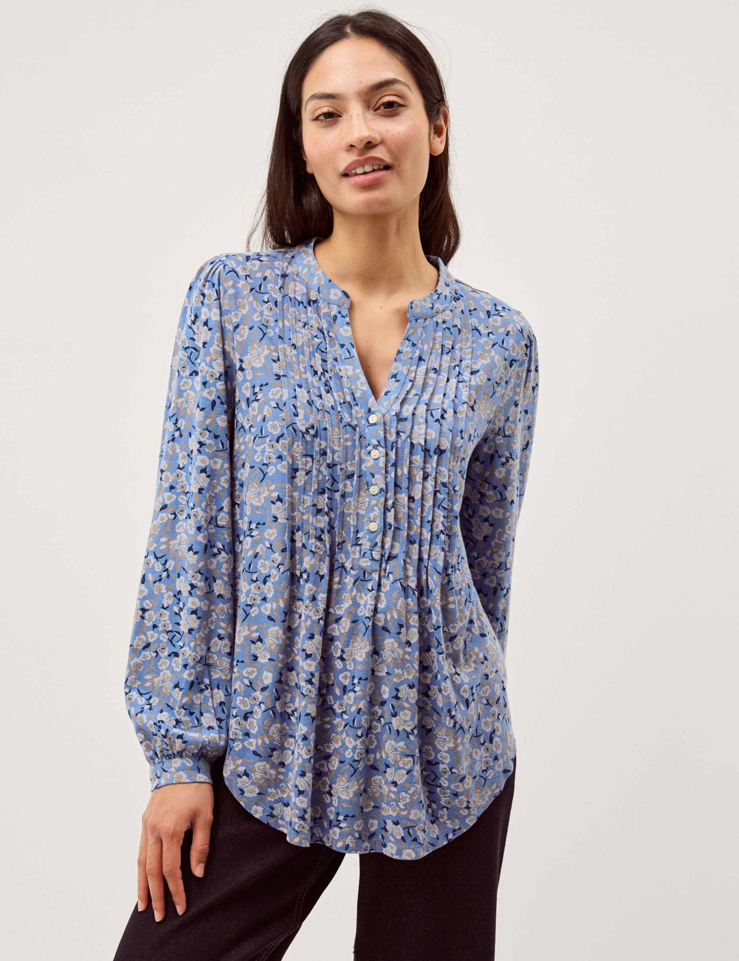 Cotton Rich Jersey Printed Top 1 of 5