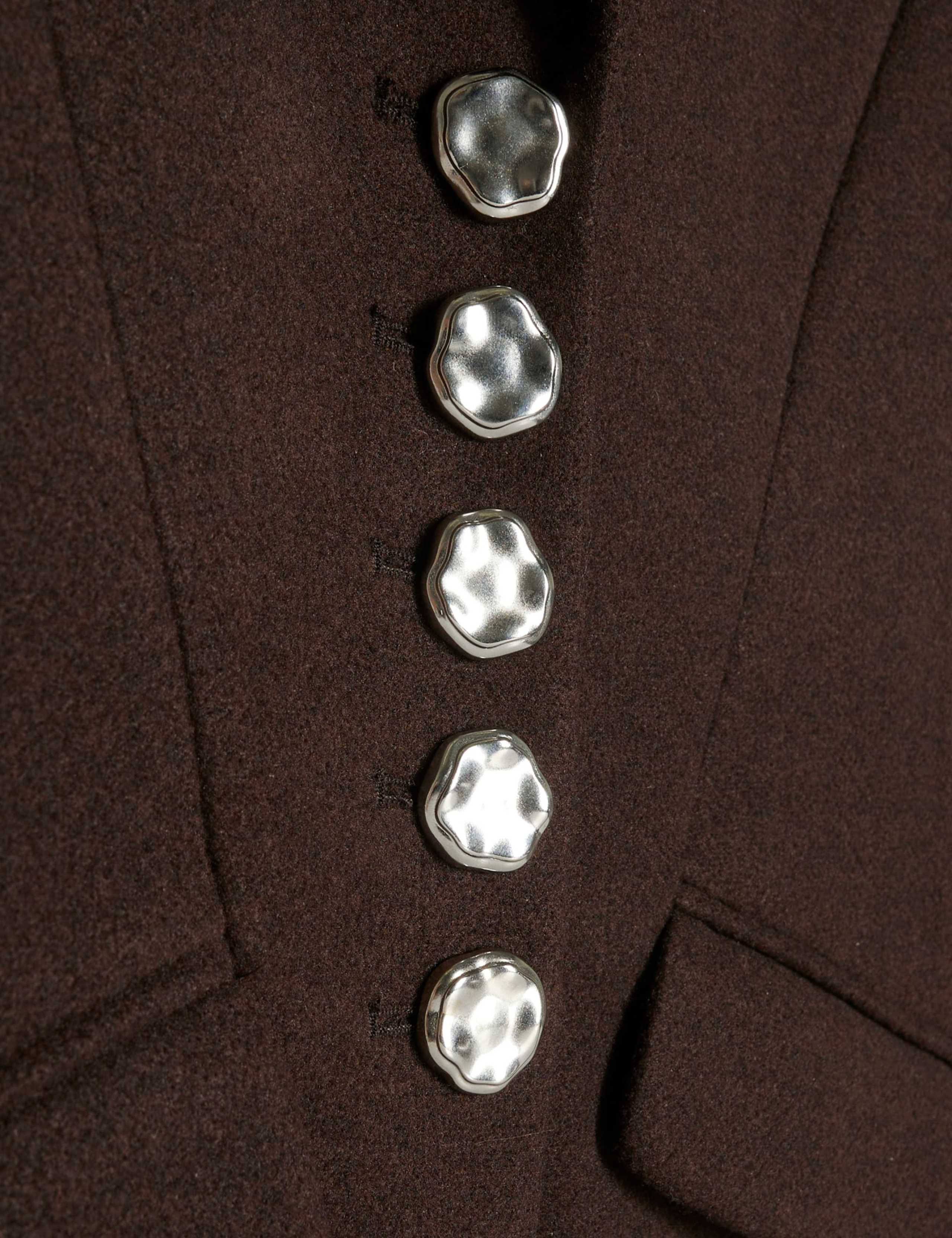 Back Cinch Single Breasted Longline Coat 3 of 6