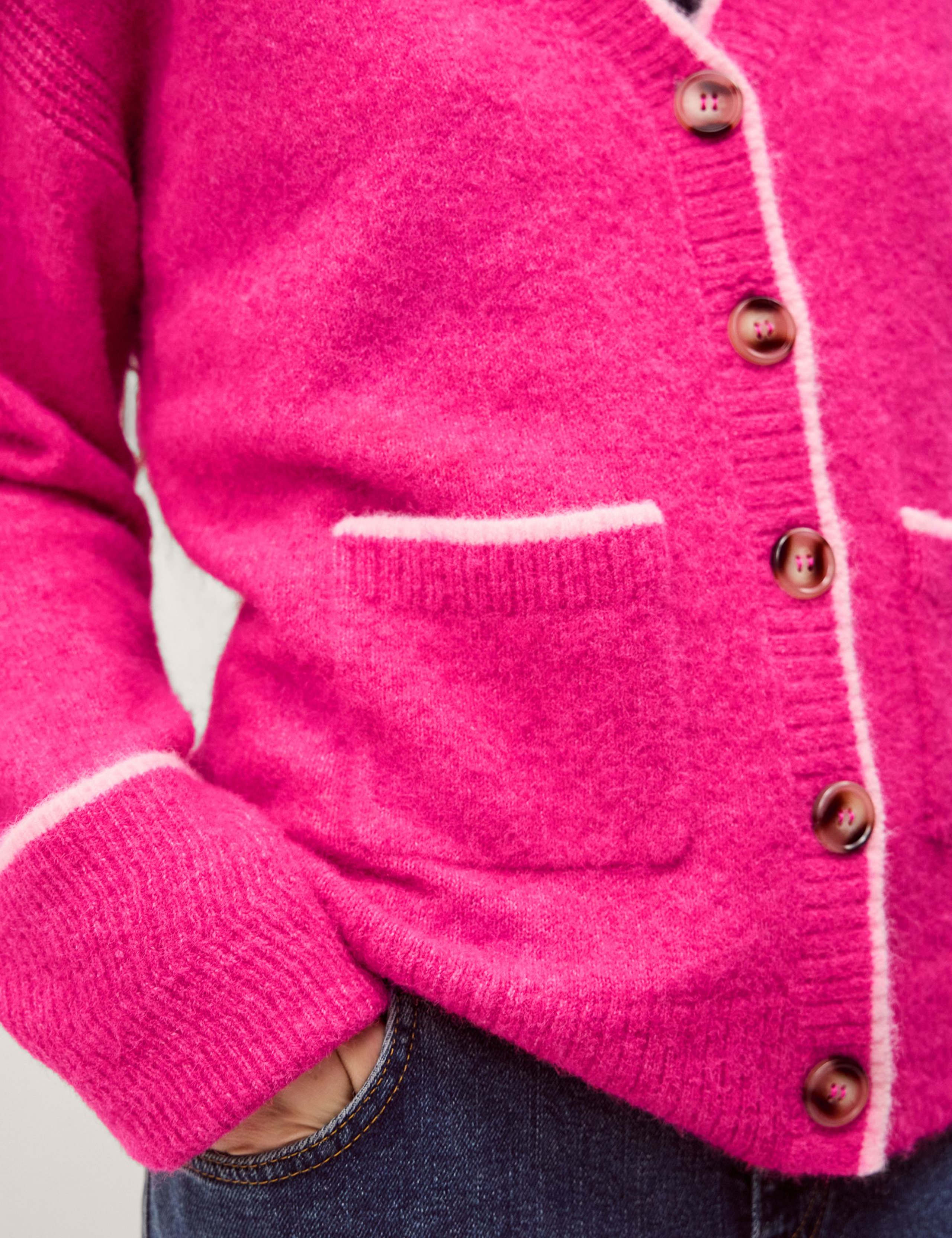 Textured V-Neck Cardigan 2 of 4