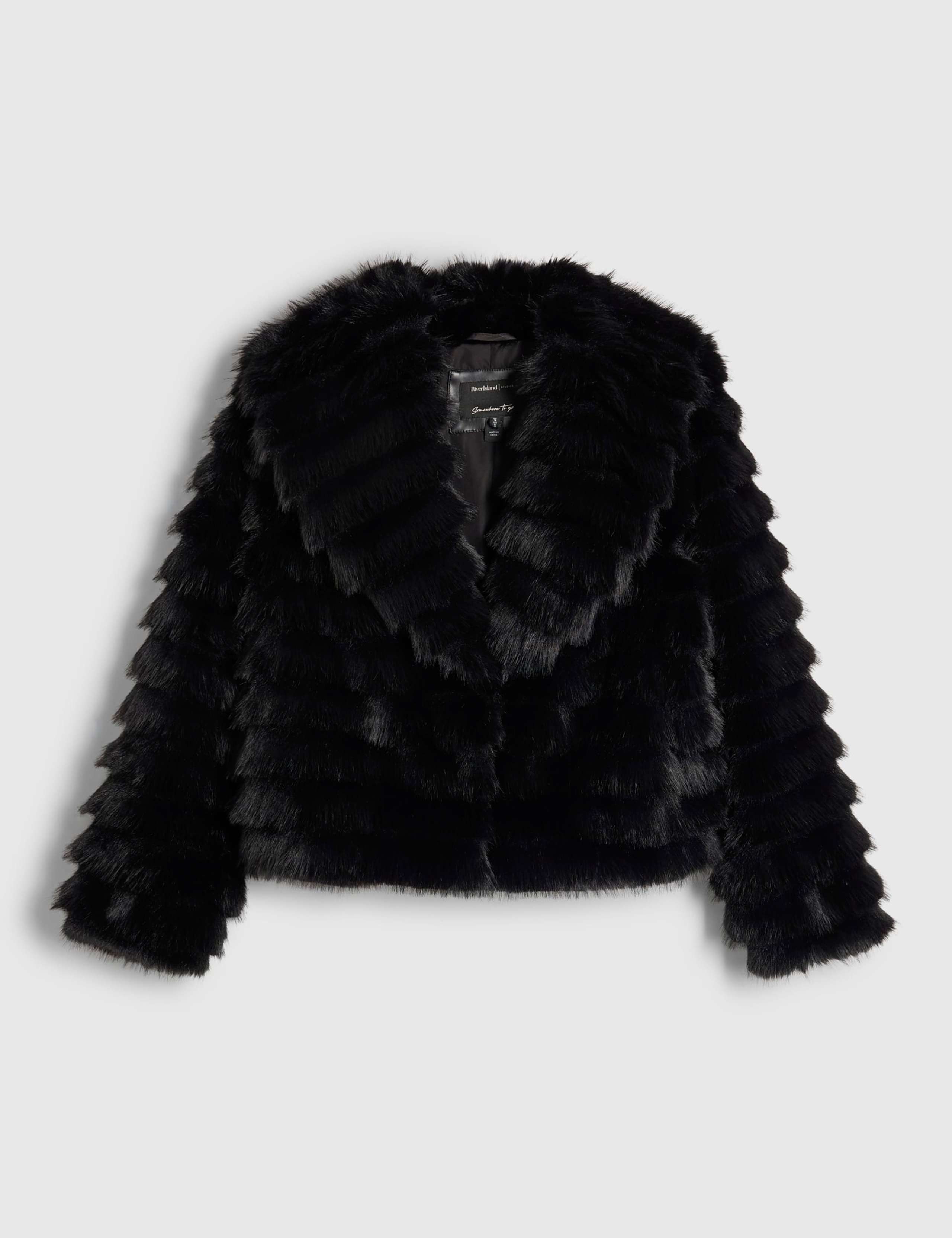 Faux Fur Oversized Short Coat 6 of 6