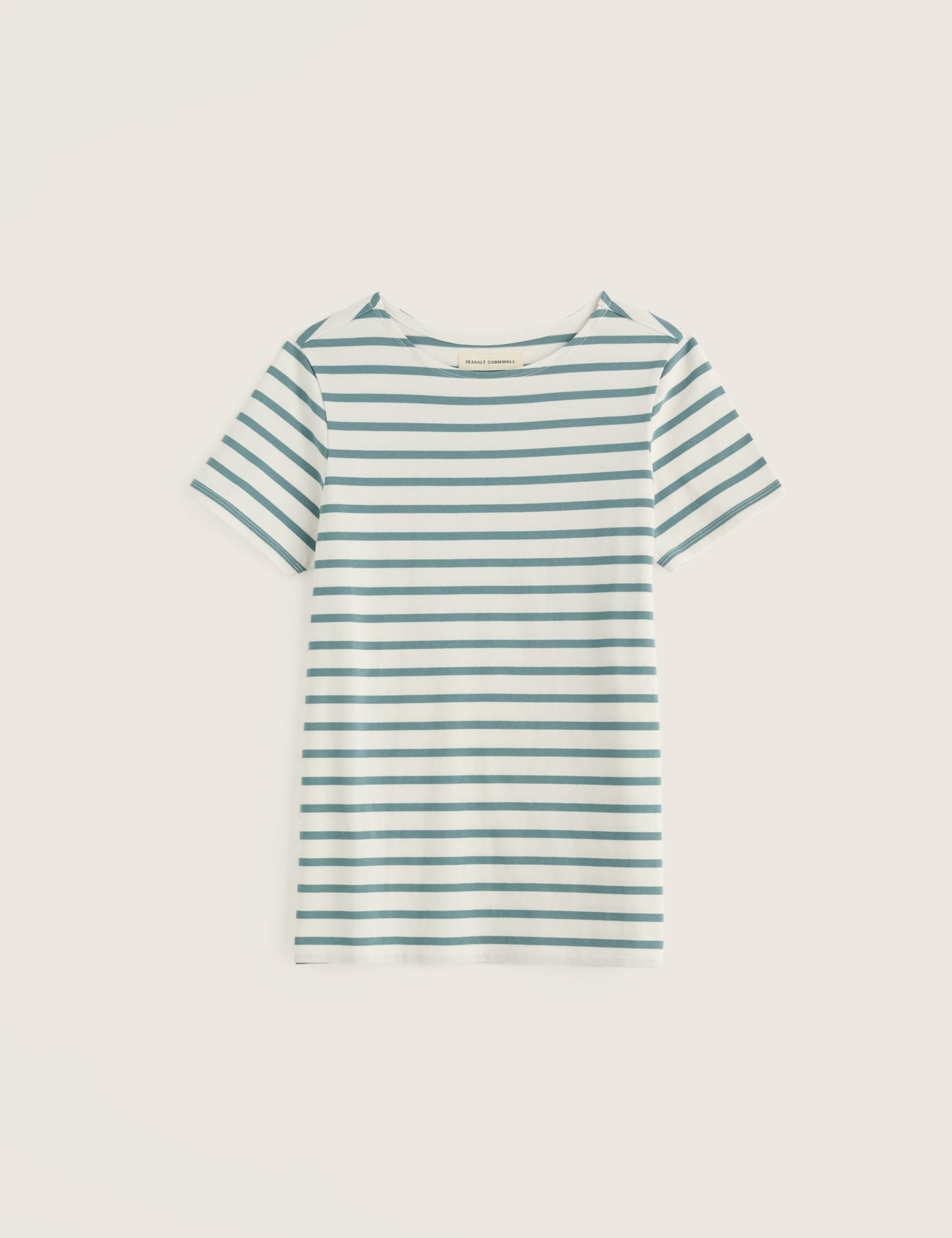 Pure Cotton Striped T-Shirt 2 of 5