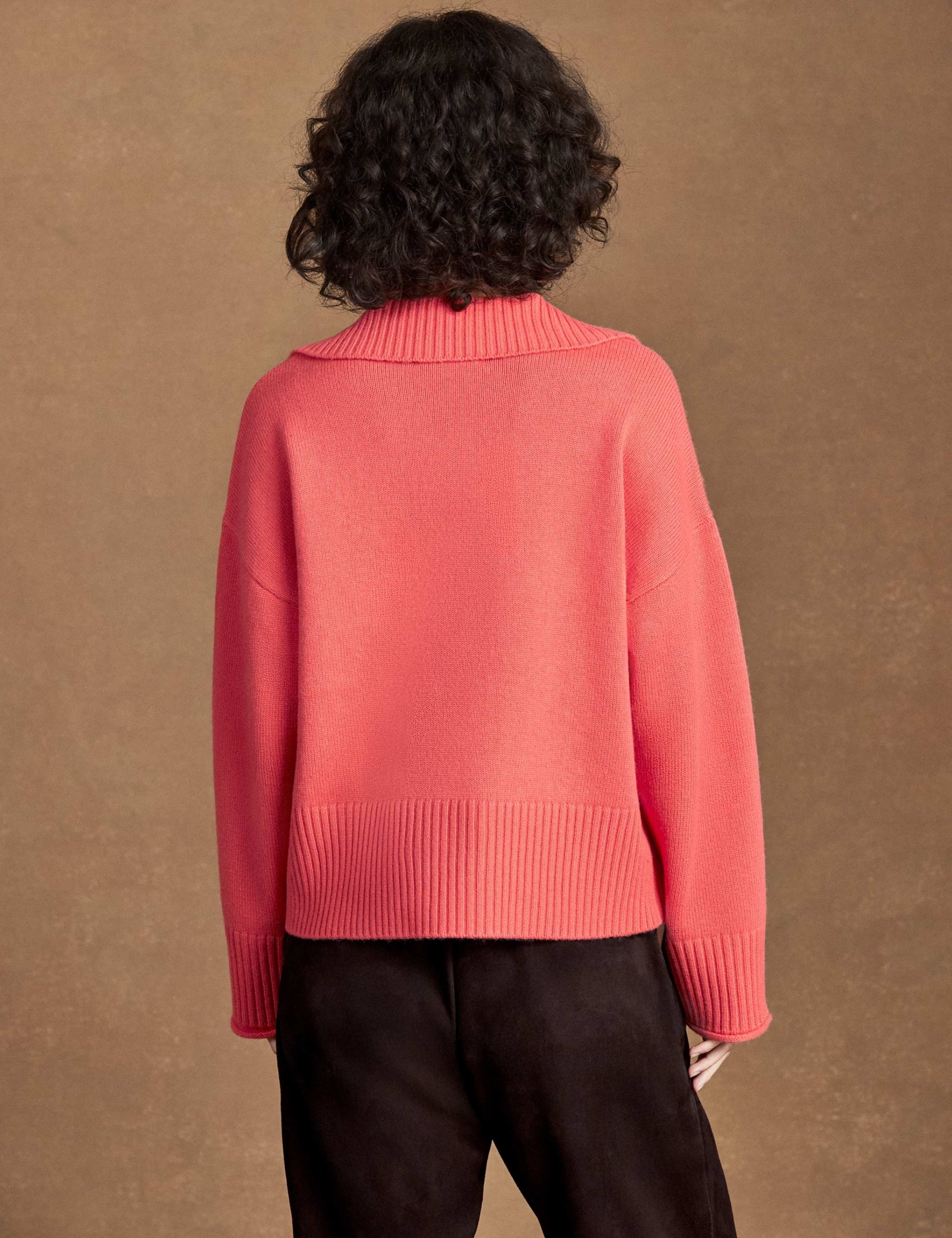 Wool Blend Collared Jumper with Cashmere 3 of 6