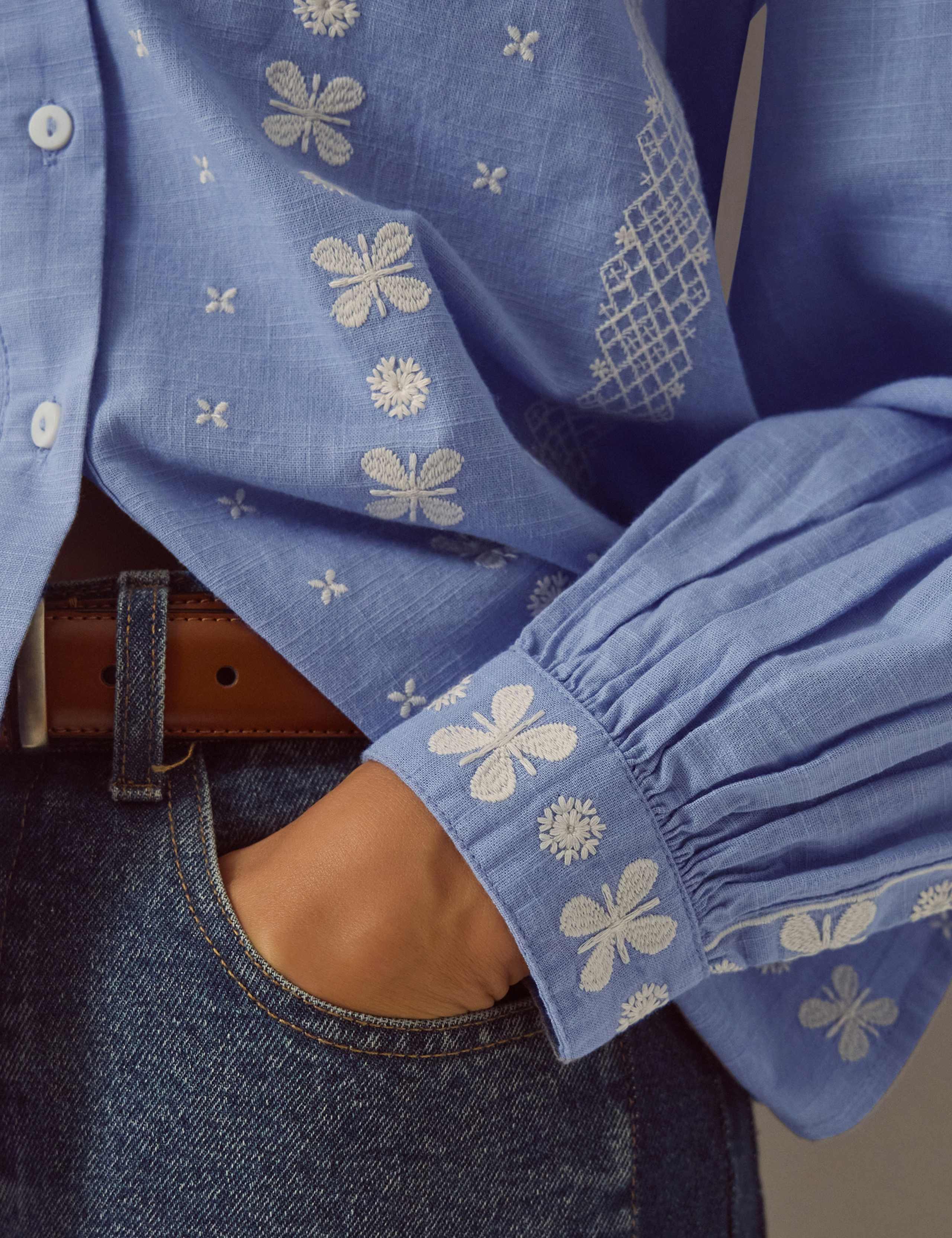 Pure Cotton Collared Shirt 4 of 4