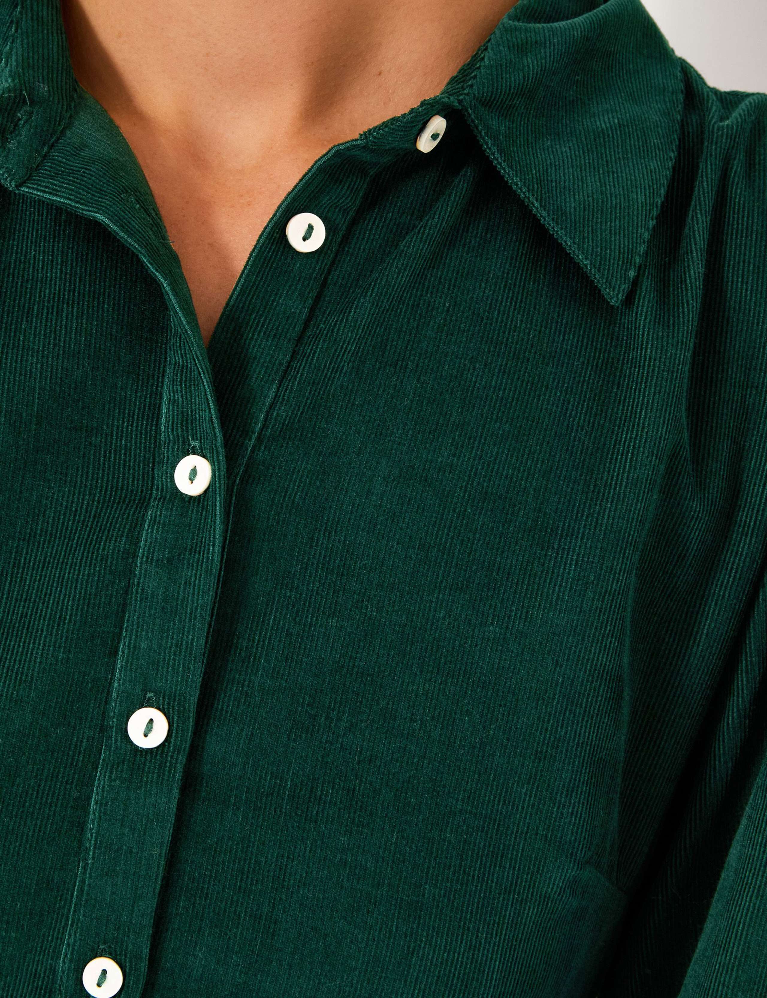 Pure Cotton Collared Midi Shirt Dress 2 of 4