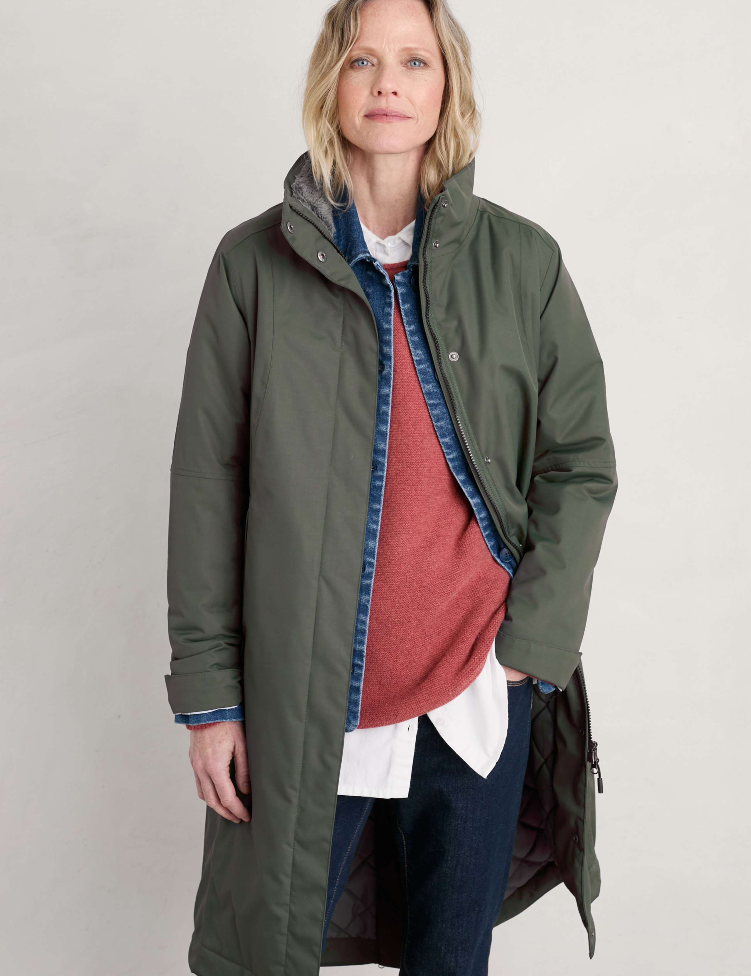 Waterproof Hooded Longline Parka 3 of 4