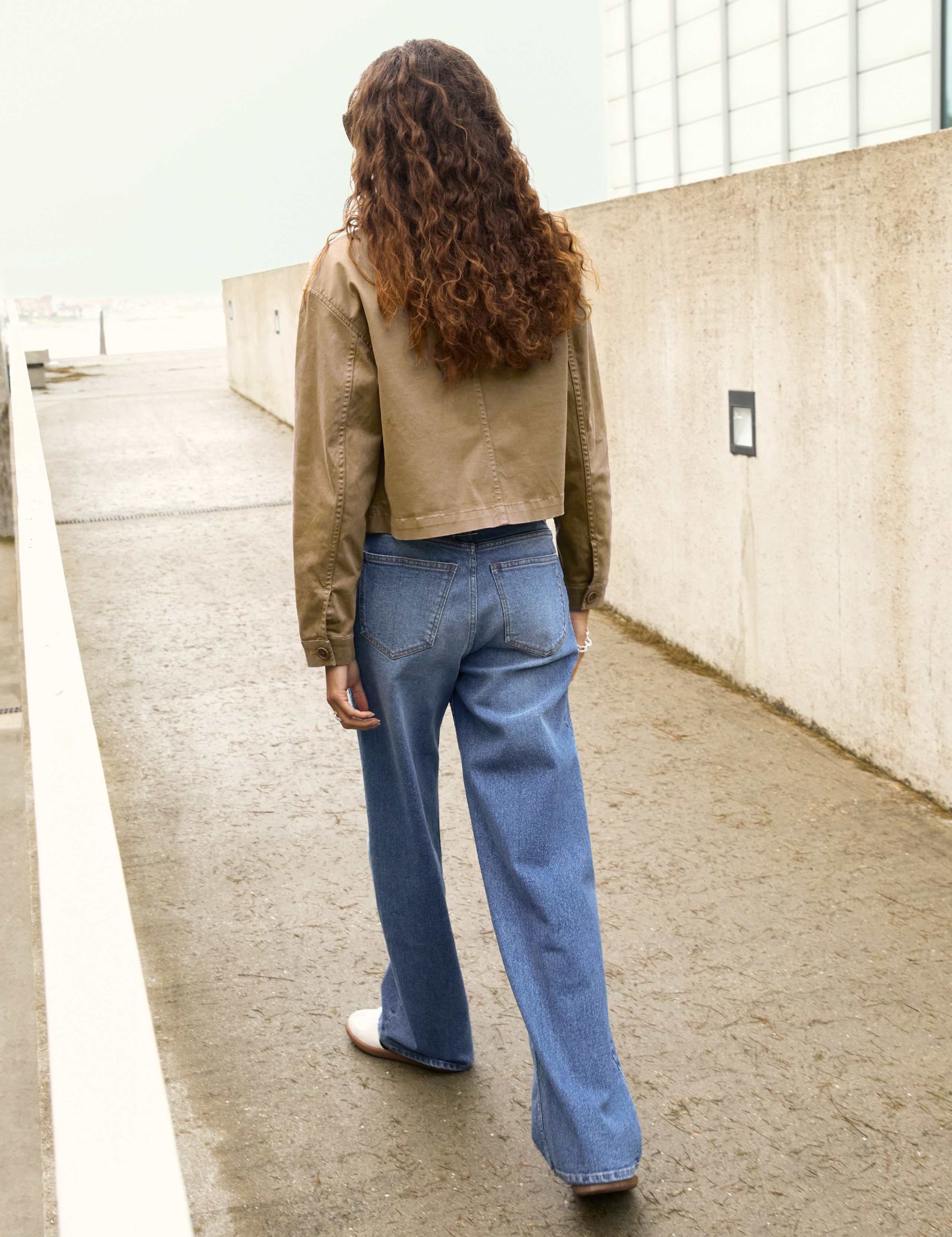 Cotton Rich Cropped Utility Jacket 2 of 5