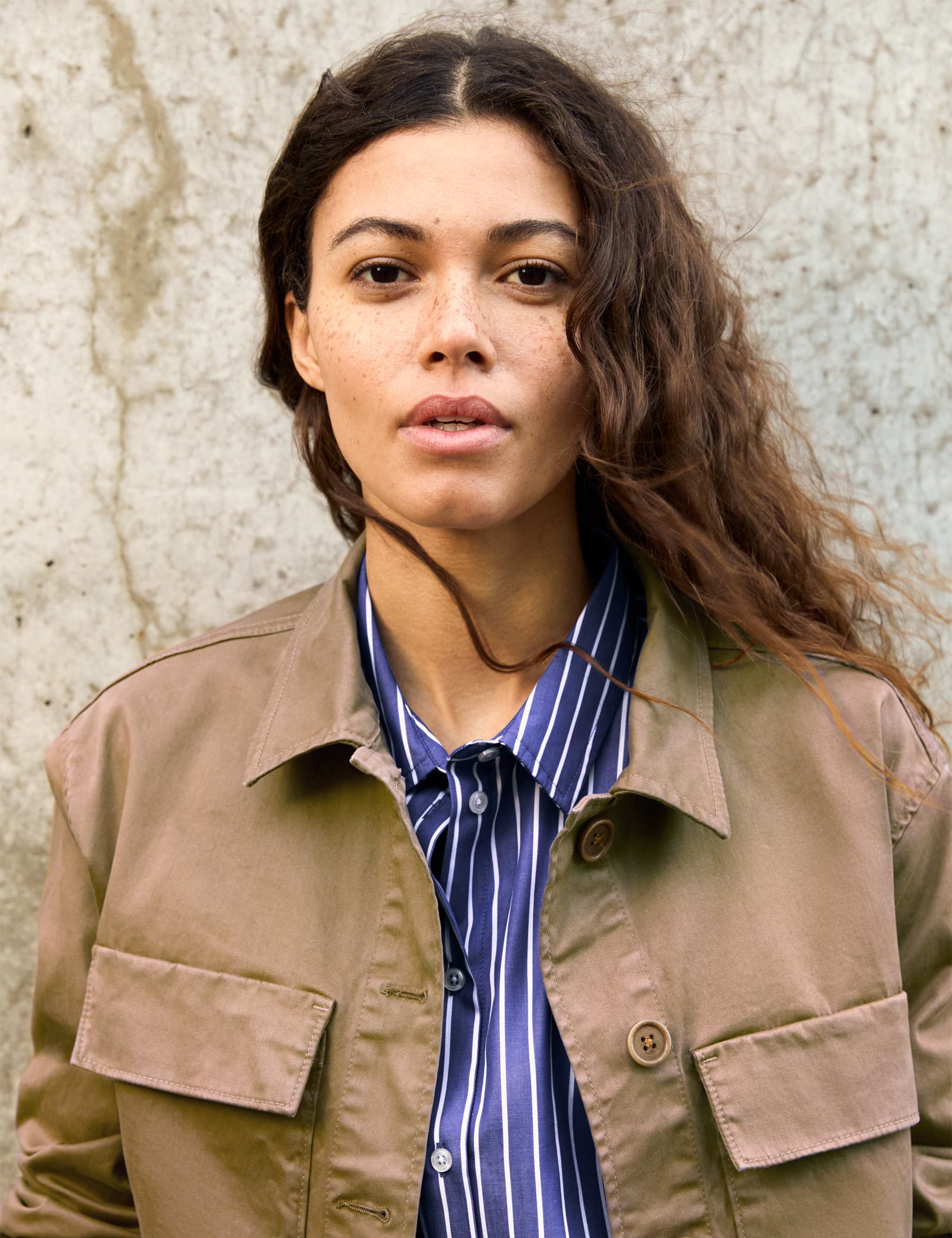 Cotton Rich Cropped Utility Jacket 3 of 5