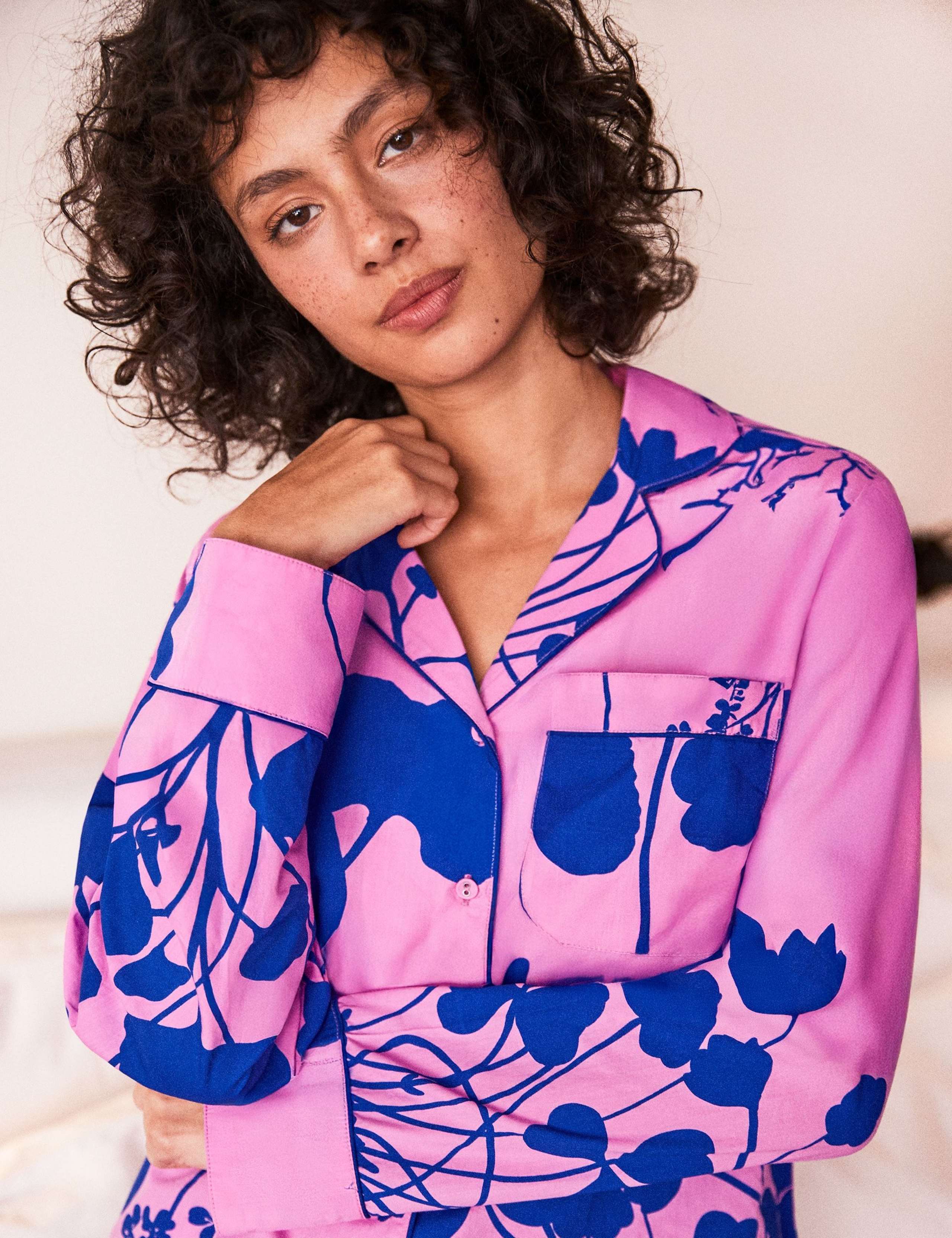 Pure Cotton Floral Shortie Set 5 of 6