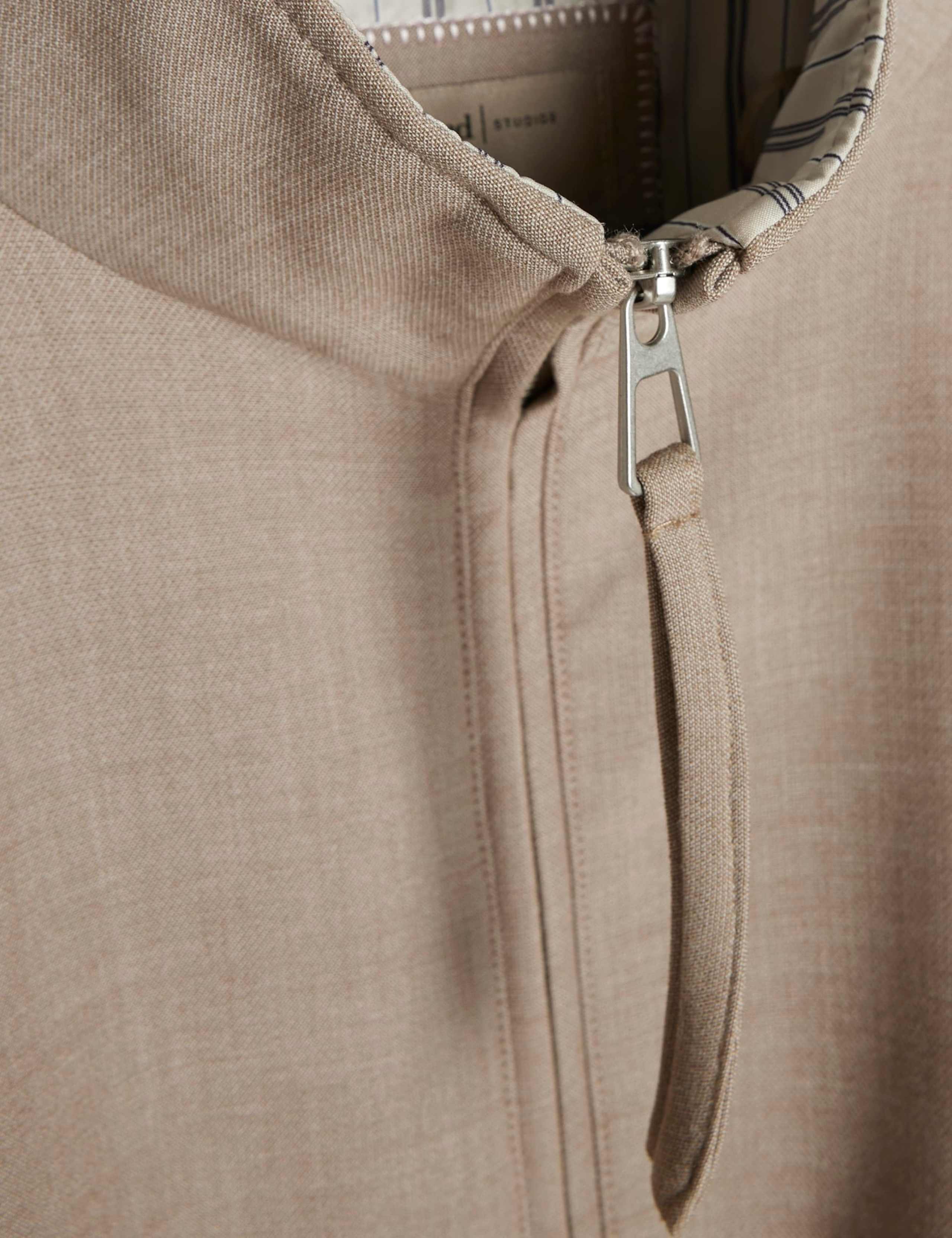 Oversized Funnel Neck Bomber Jacket 4 of 4