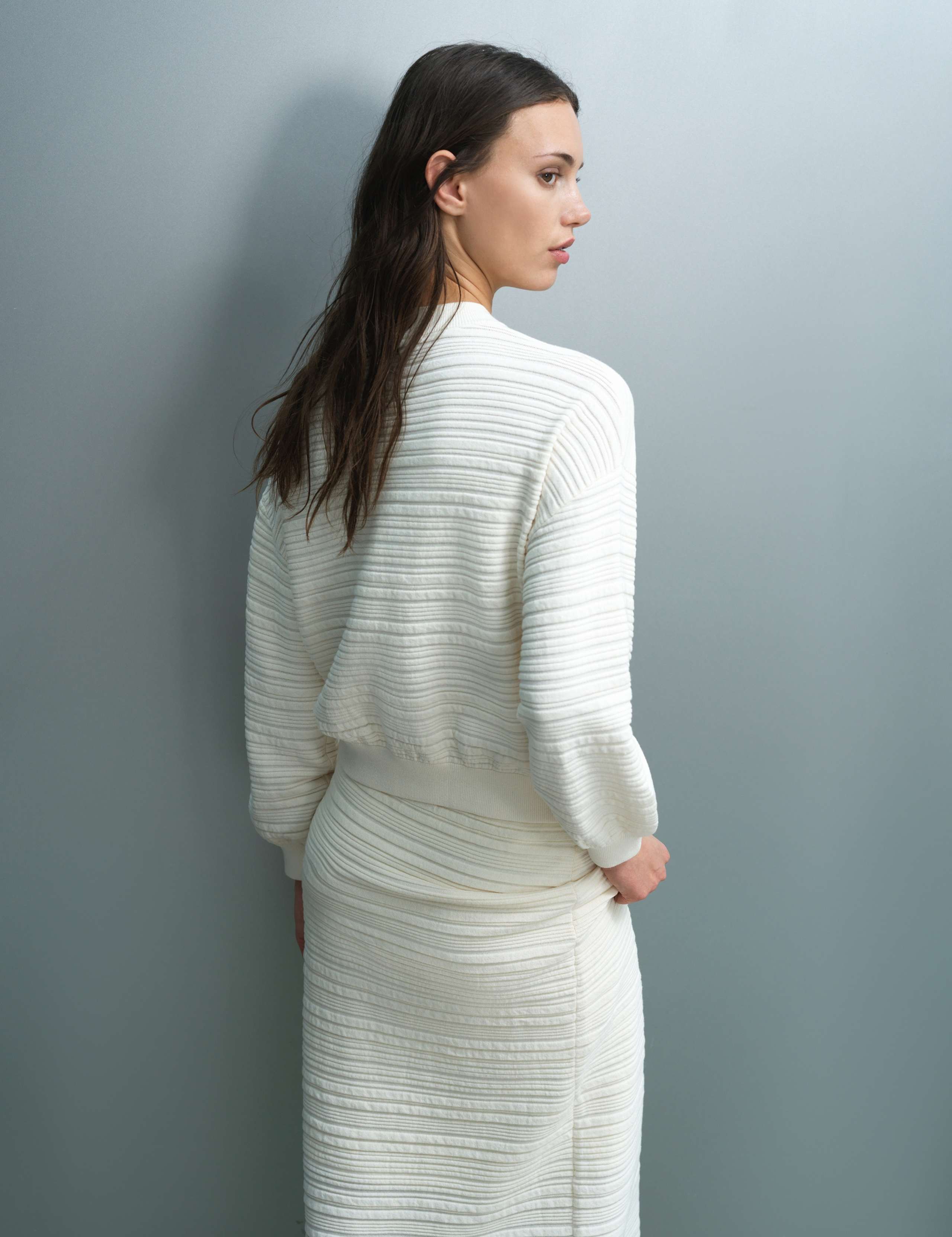 Cotton Rich Textured Cardigan 5 of 6