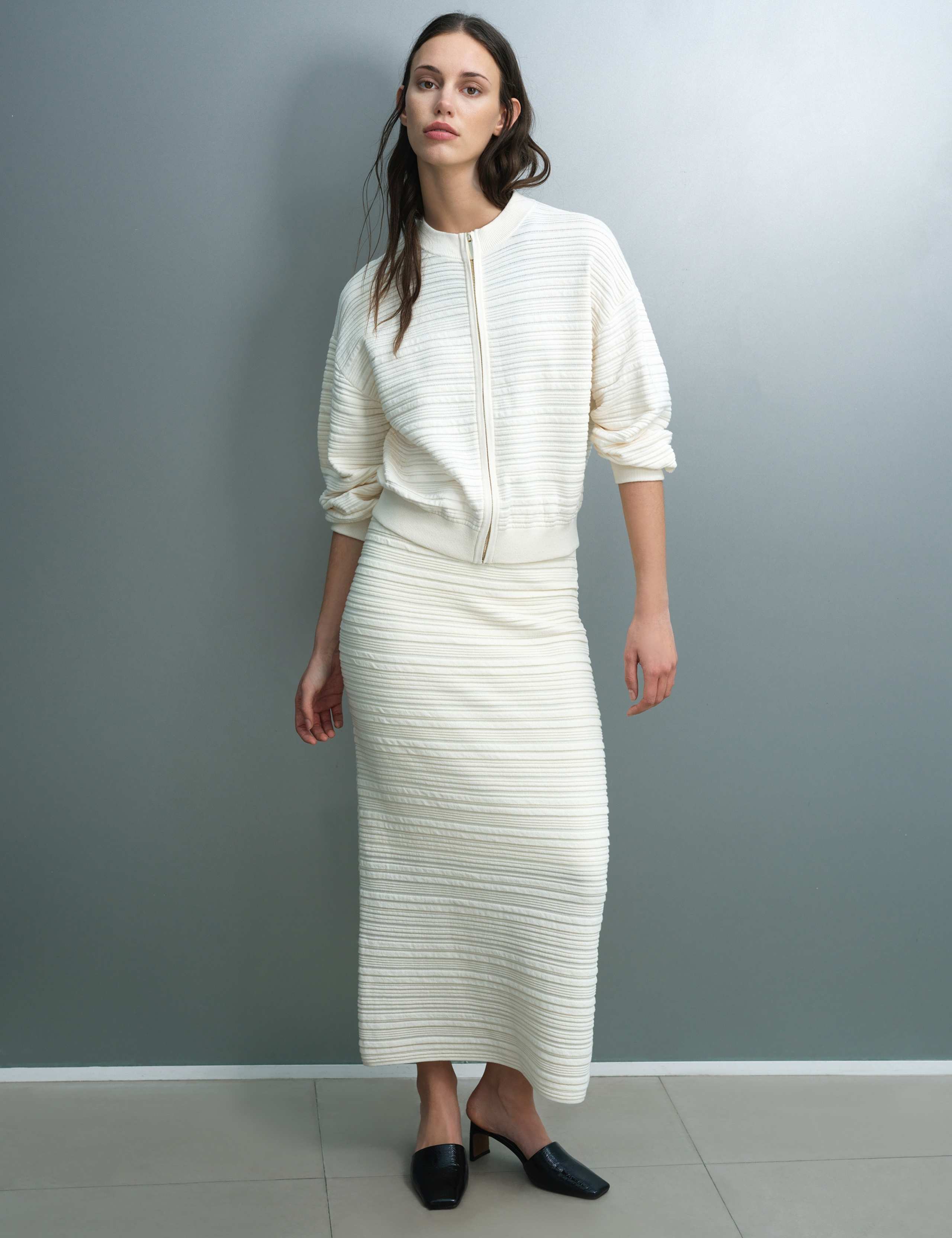 Cotton Rich Textured Cardigan 6 of 6
