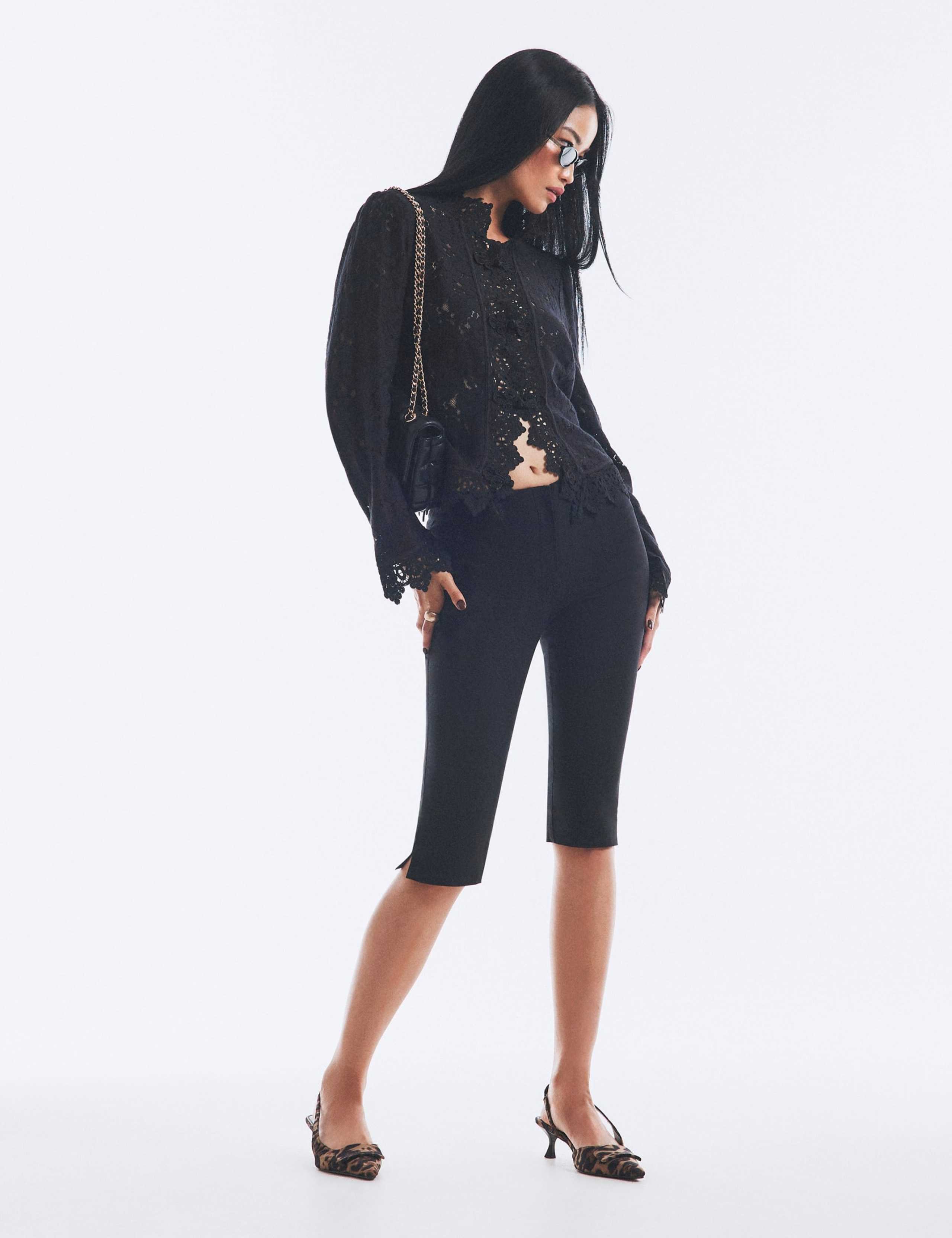 Lace Detail Lightweight Drummer Jacket 2 of 4