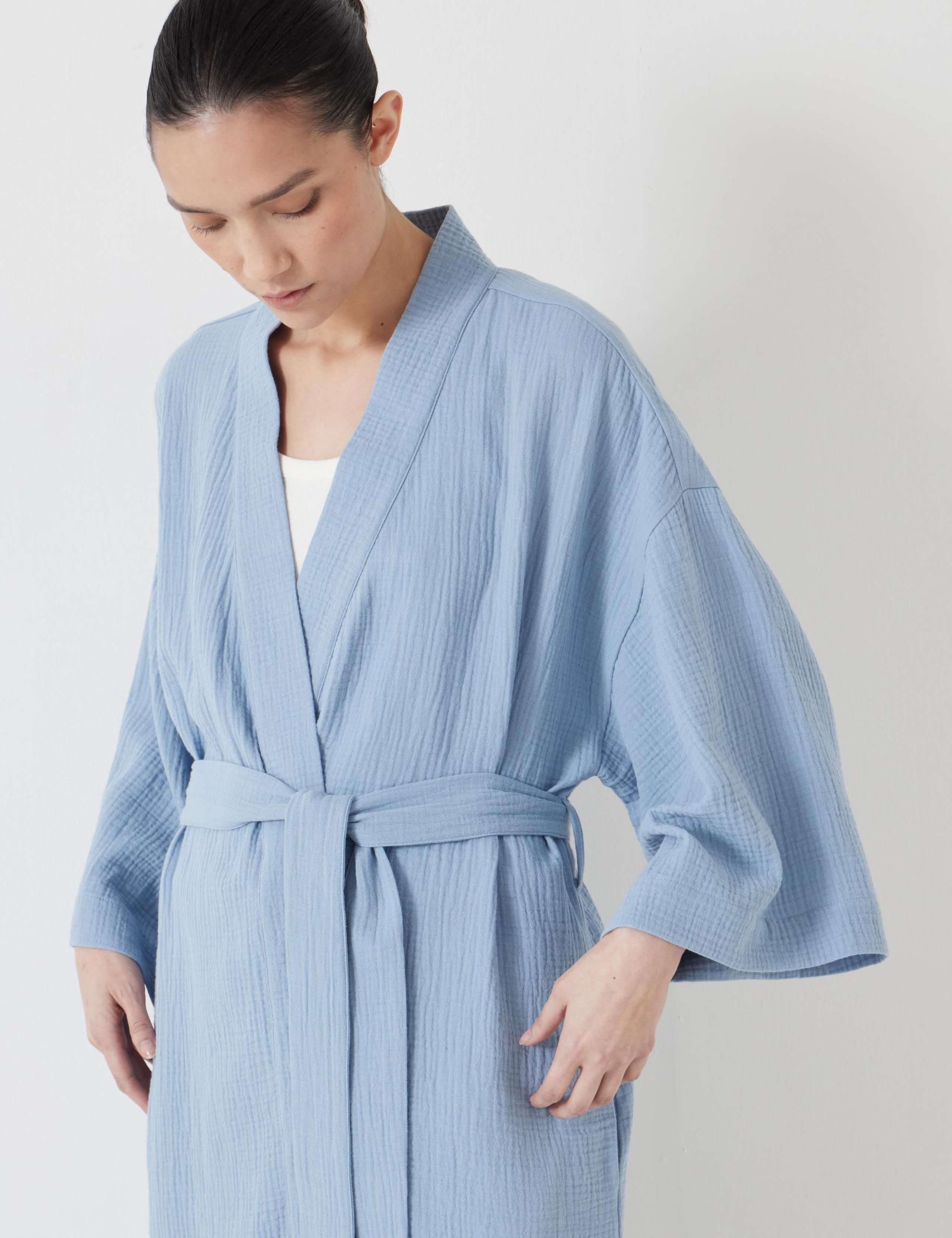 Pure Cotton Waffle Robe 3 of 6
