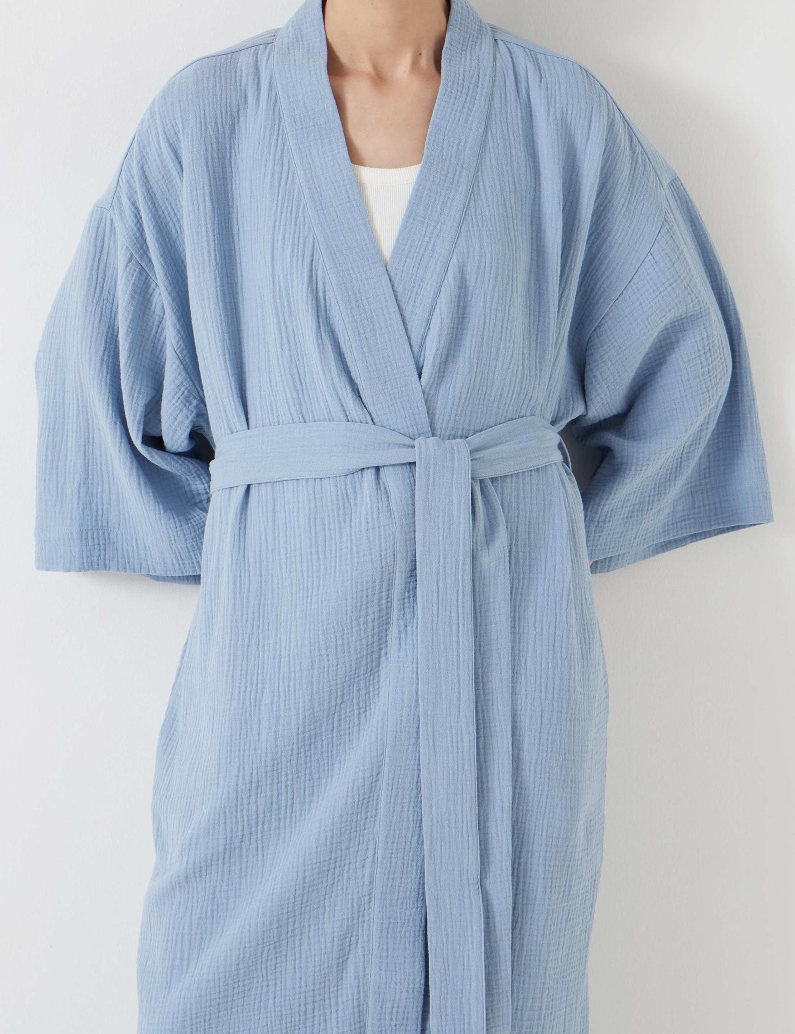 Pure Cotton Waffle Robe 4 of 6