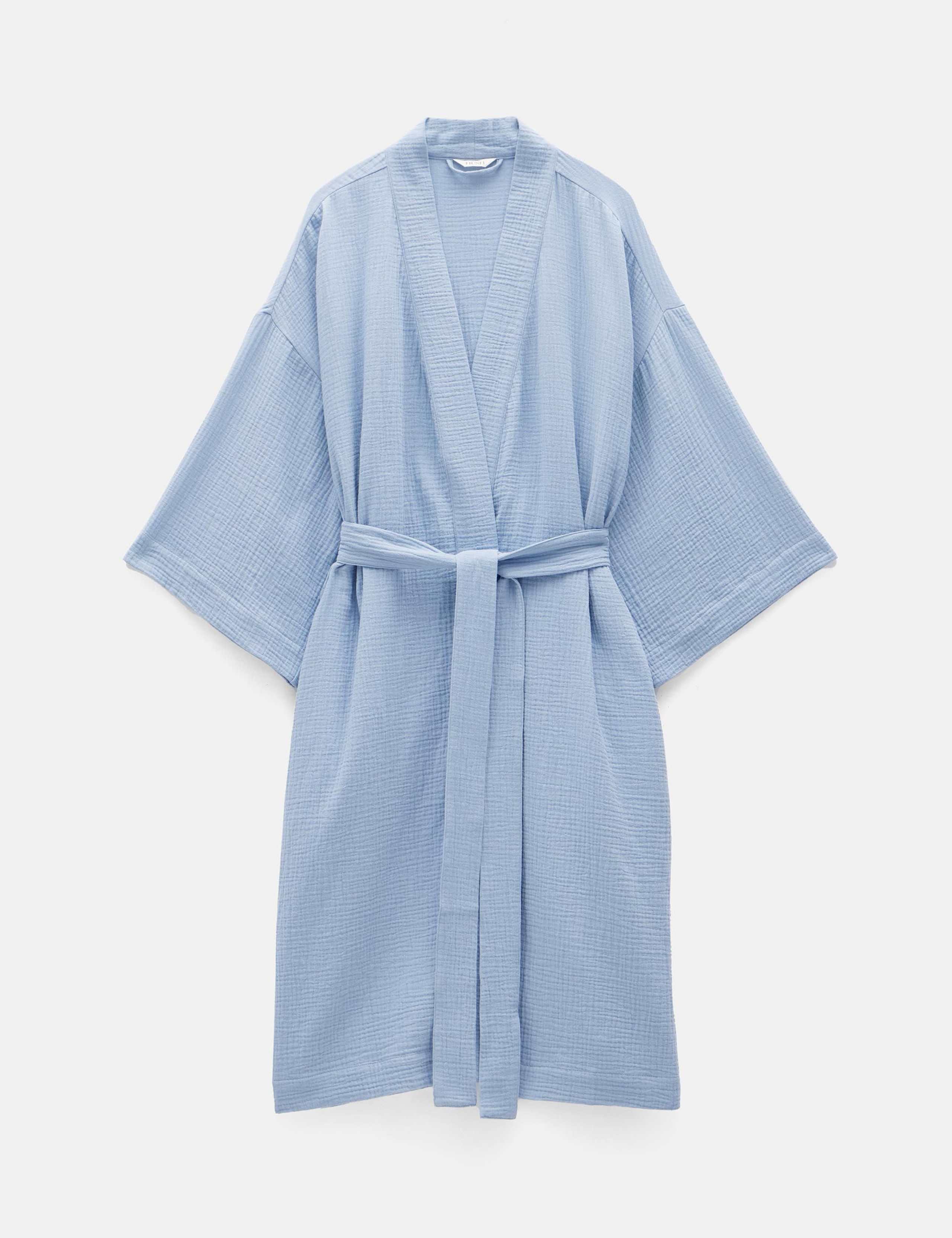 Pure Cotton Waffle Robe 2 of 6