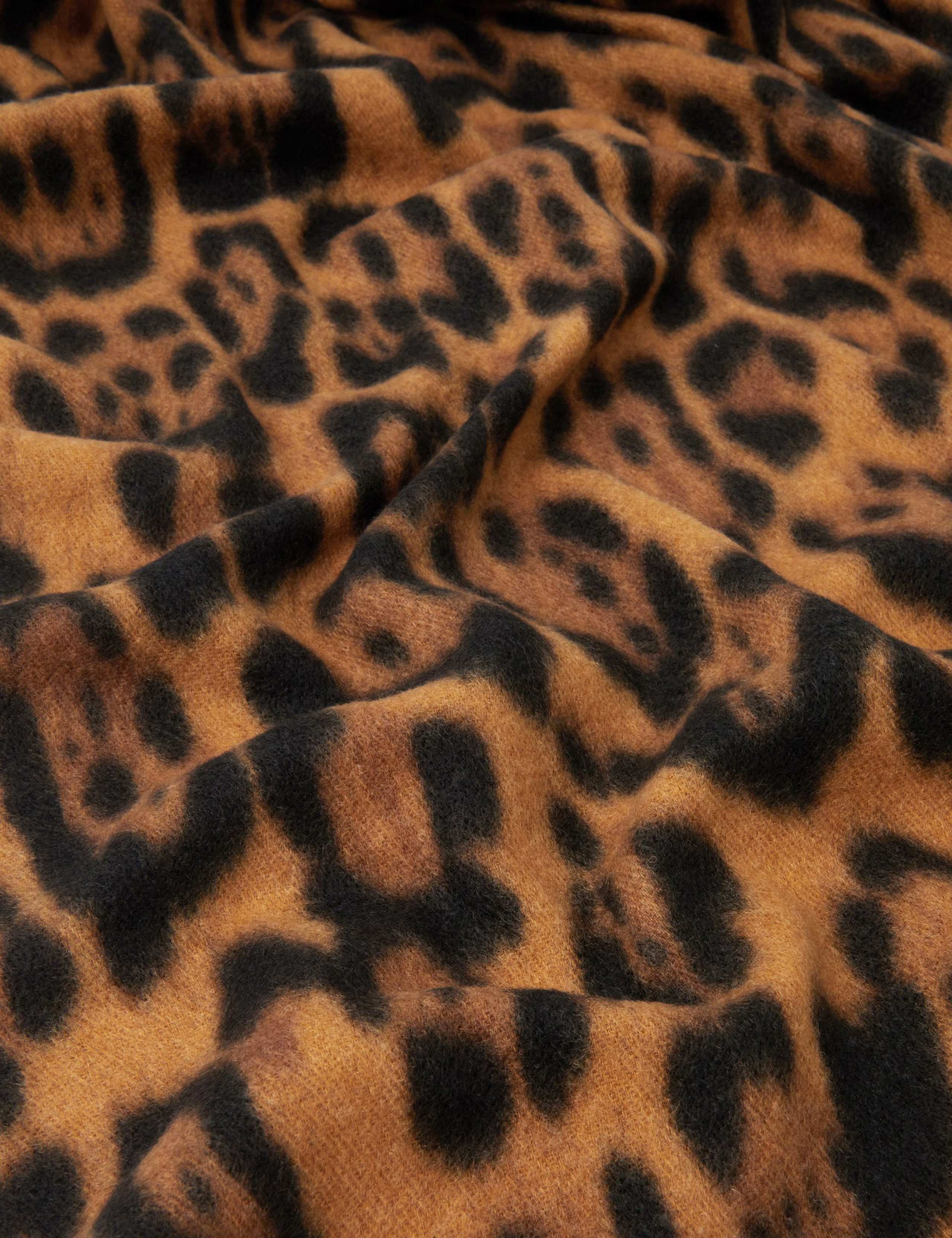 Leopard Print Tassel Scarf 2 of 2