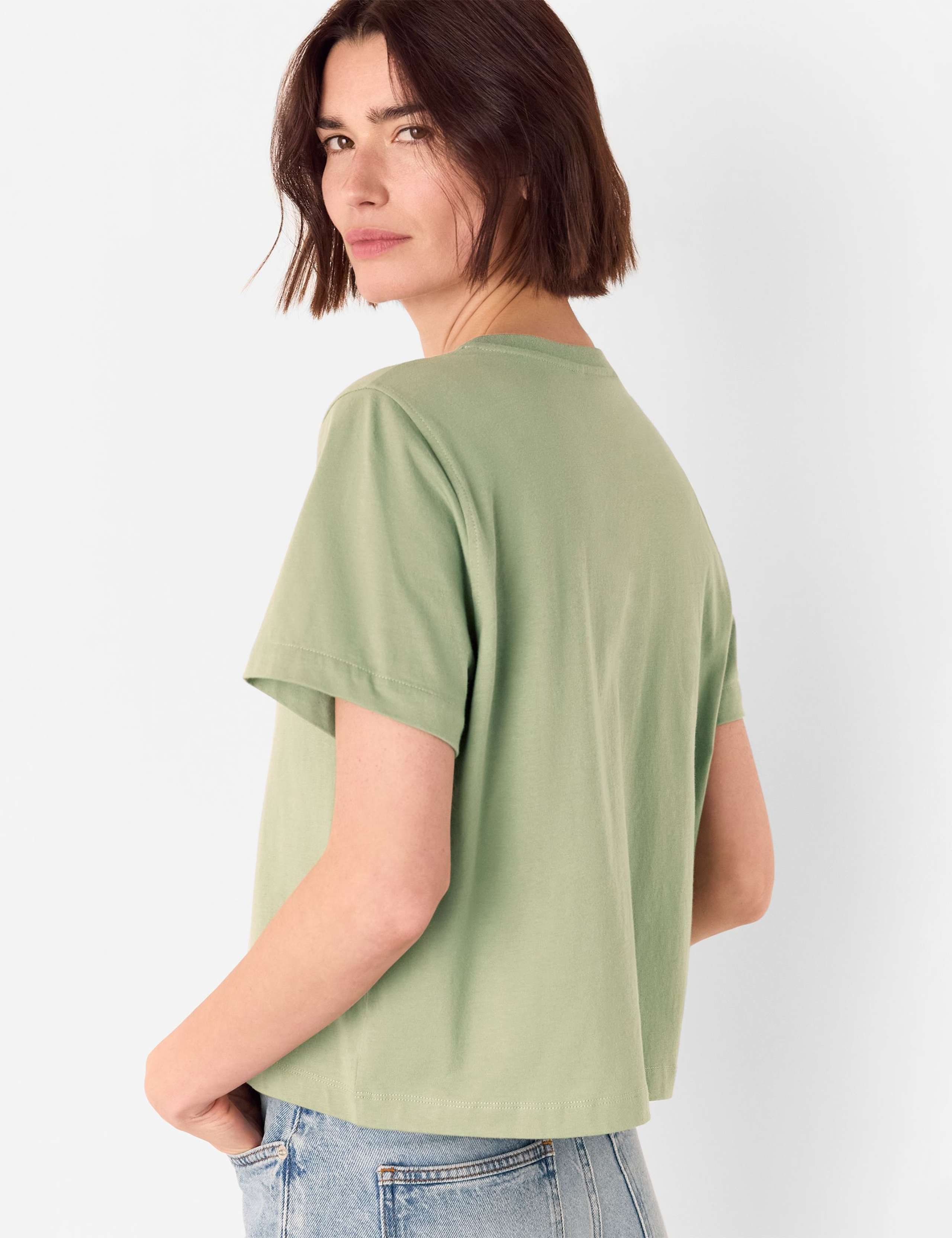 Pure Cotton Button Front T-Shirt 4 of 4