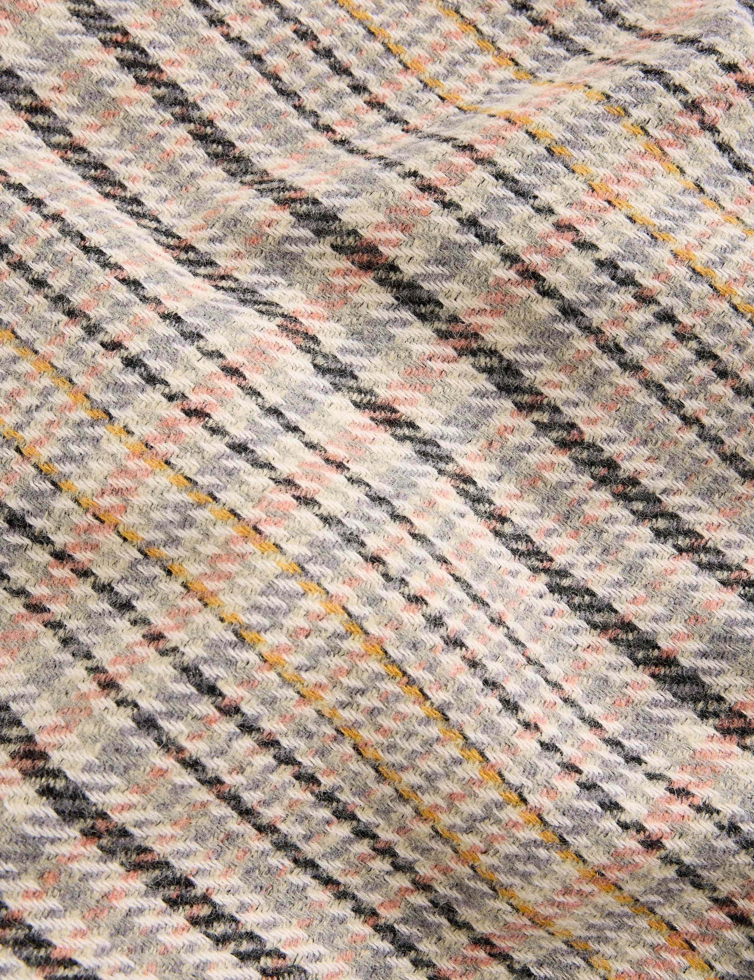 Checked Tailored Coat with Wool 6 of 6