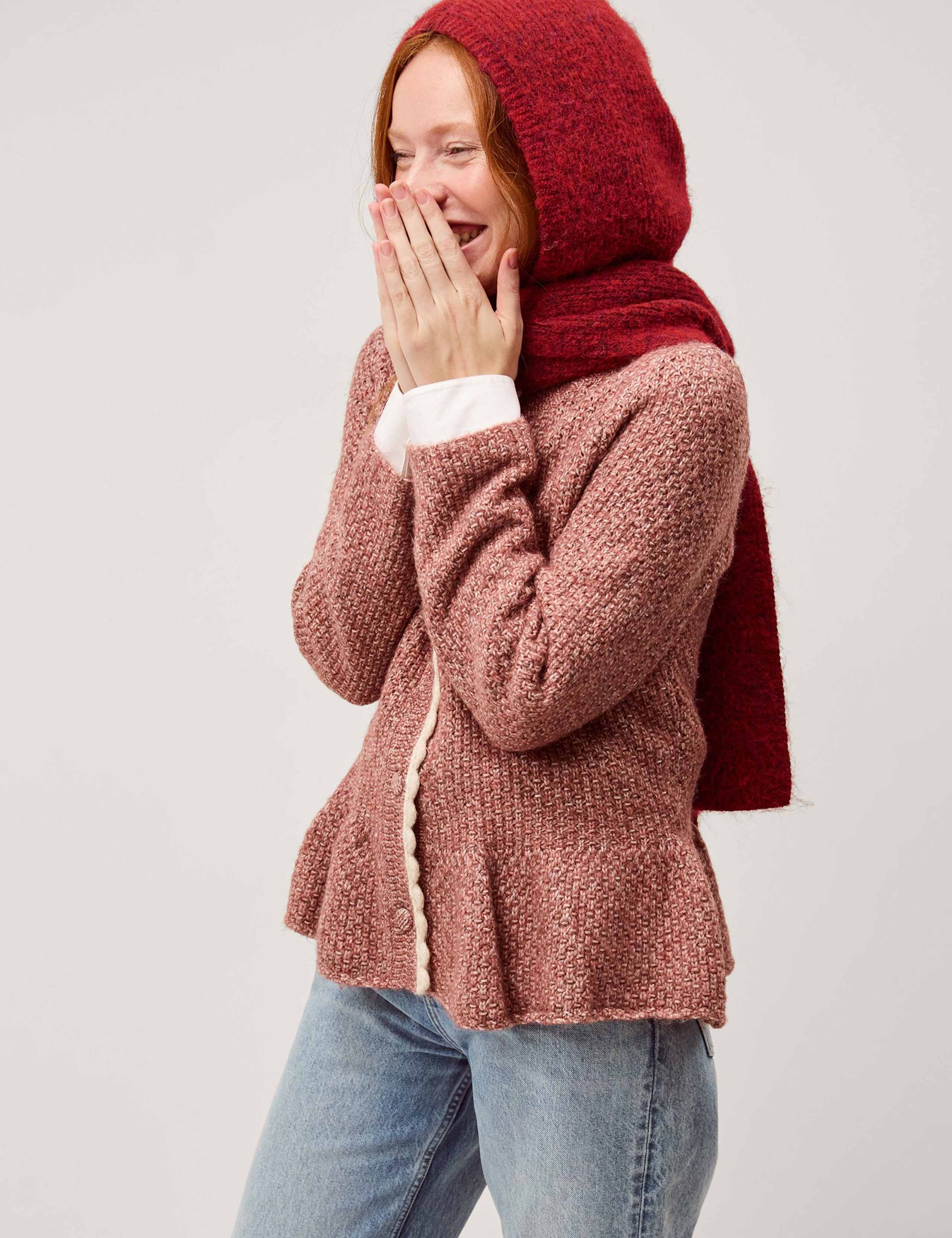 Textured Button Front Cardigan 1 of 5