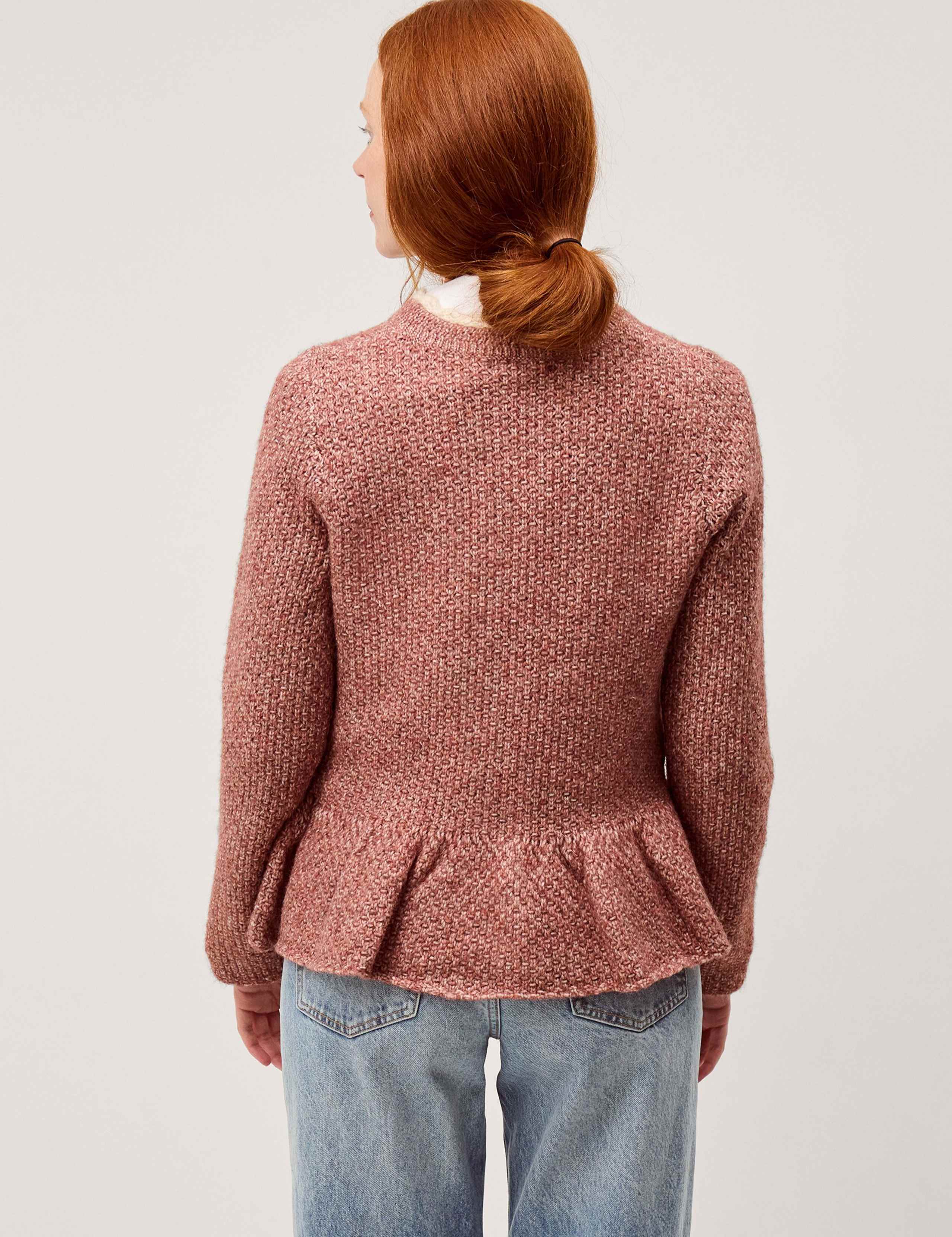 Textured Button Front Cardigan 4 of 5