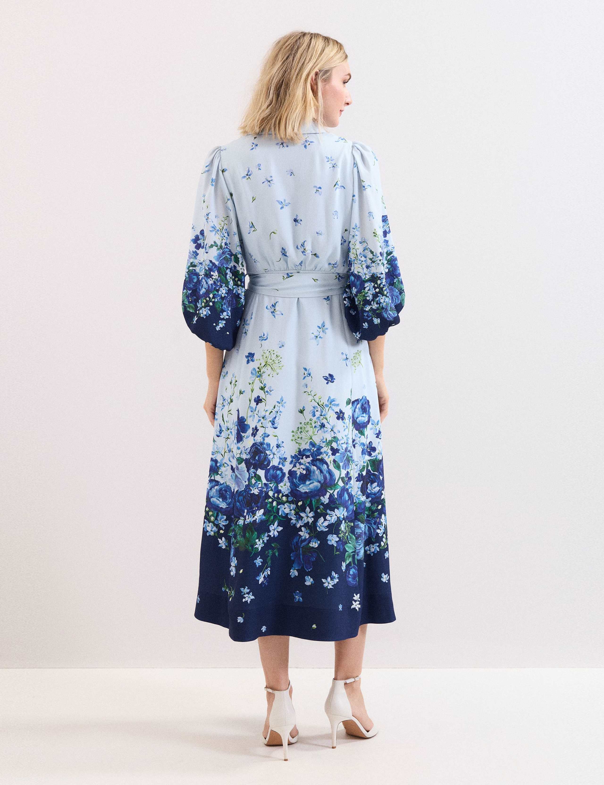 Floral Midaxi Shirt Dress 3 of 6