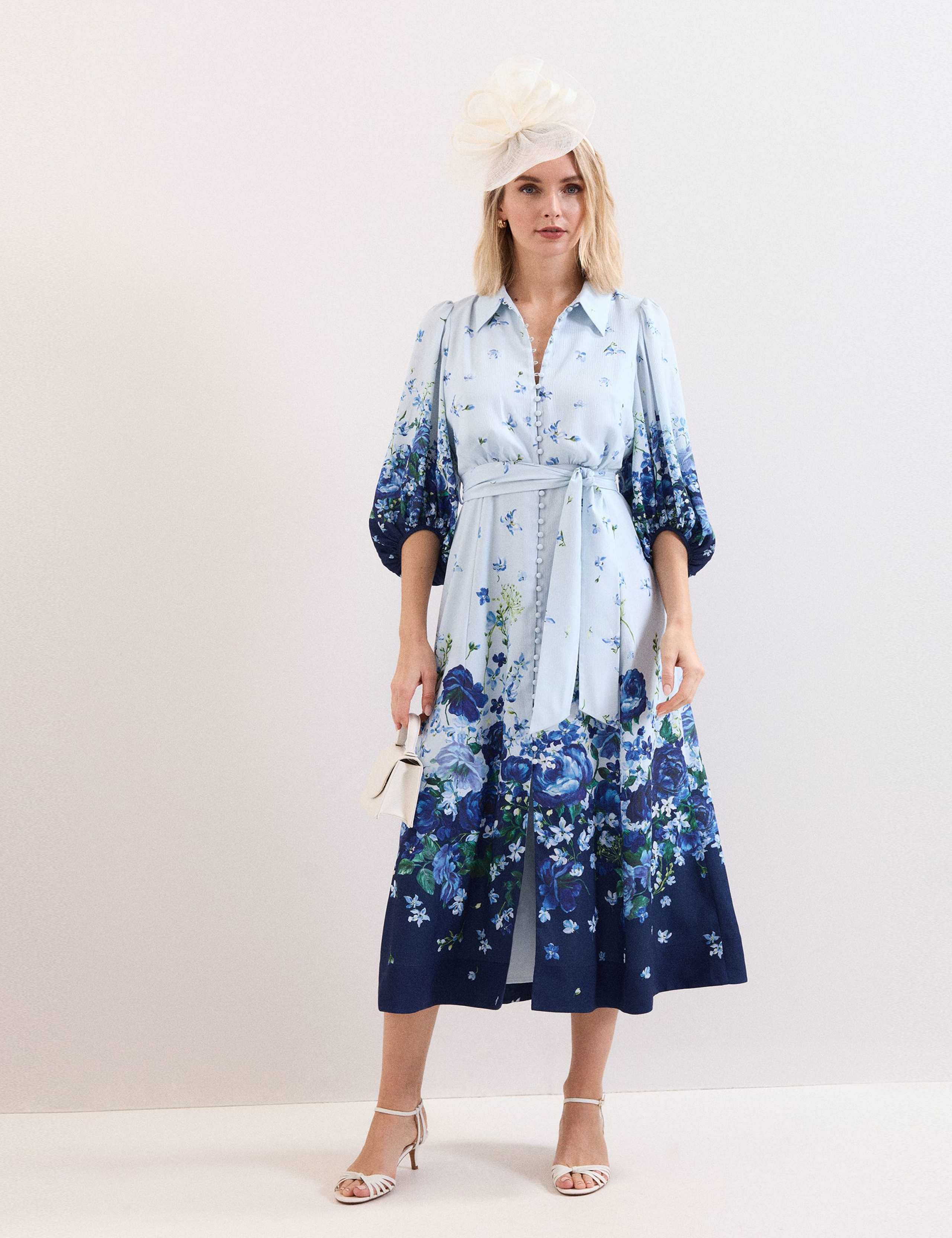 Floral Midaxi Shirt Dress 4 of 6
