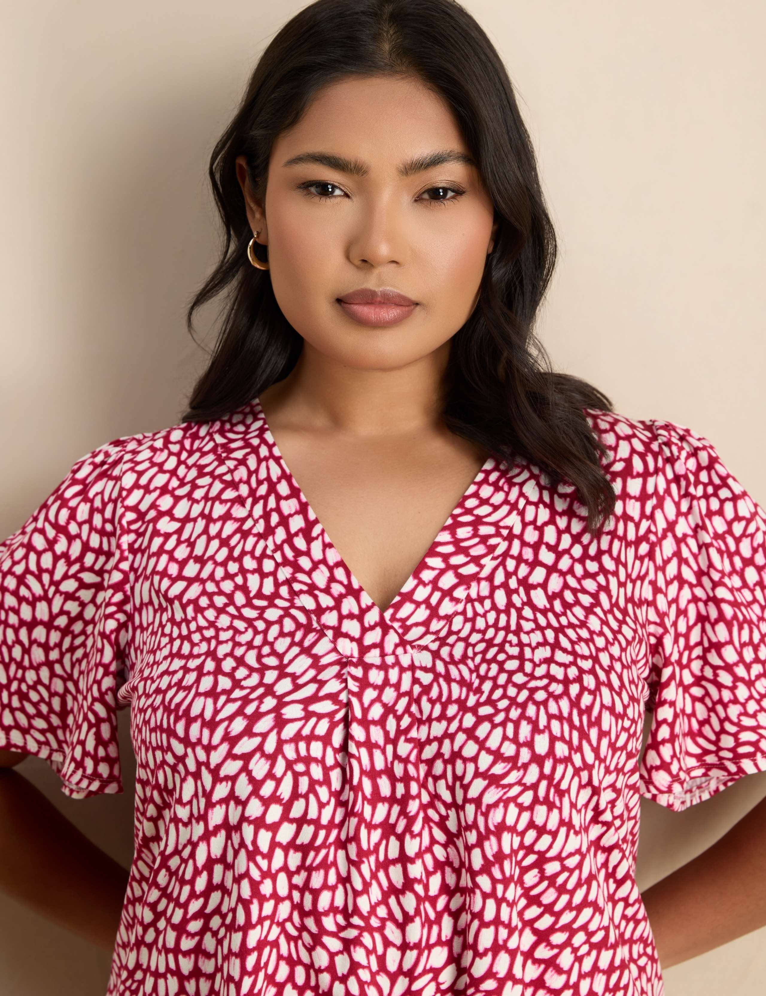 Jersey Printed Top 3 of 5