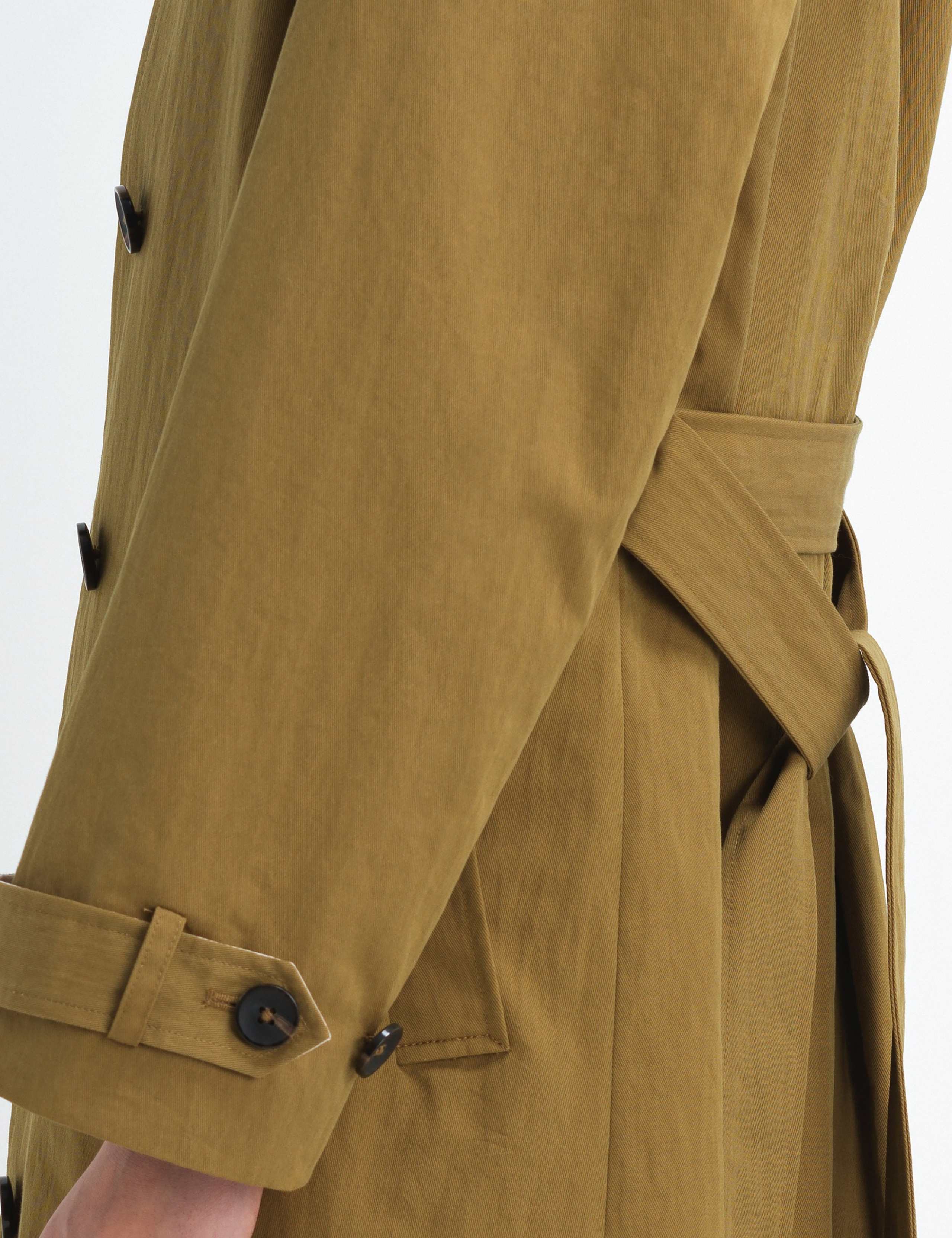 Cotton Blend Trench Coat 3 of 6