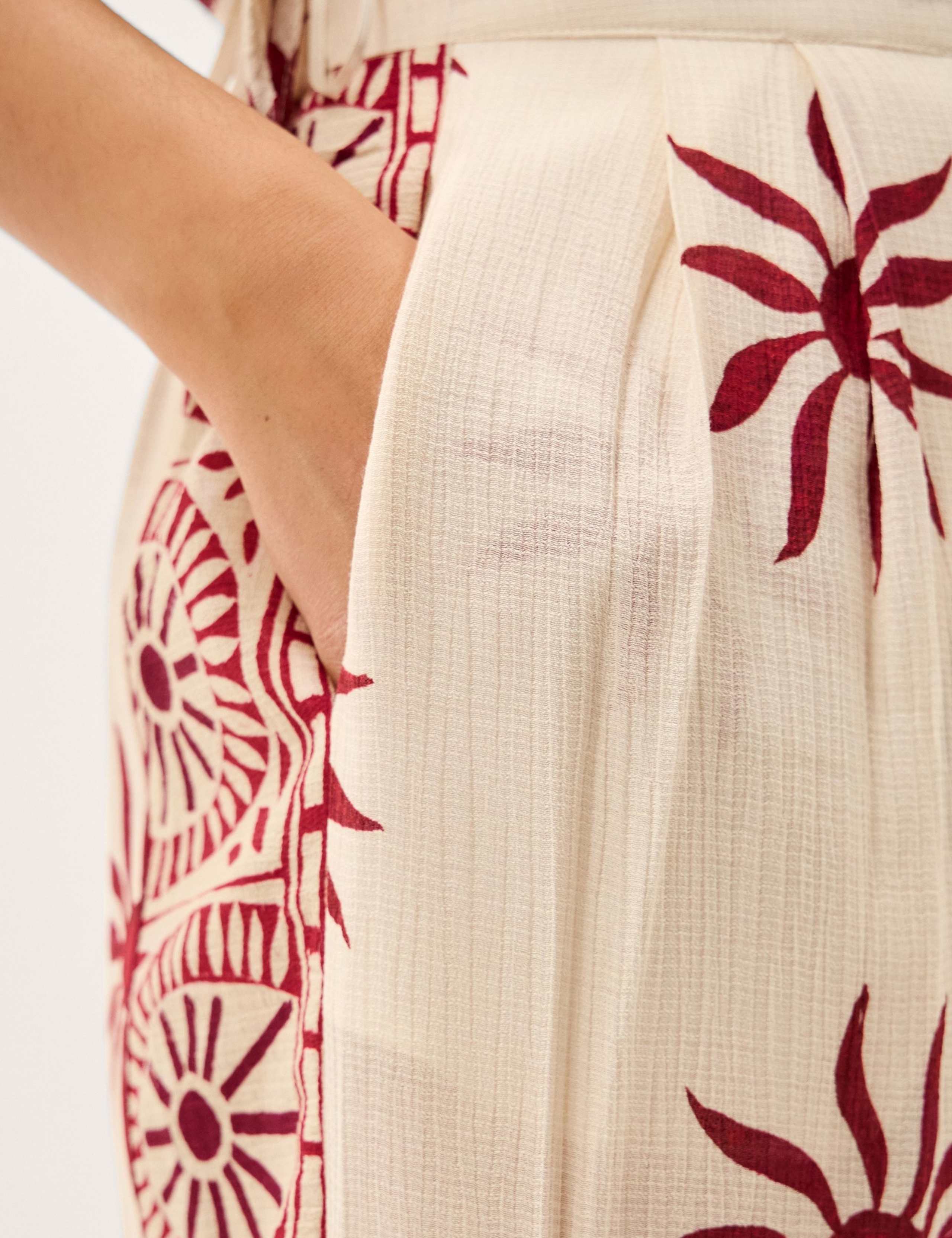 Sun Print Wide Leg Trousers 4 of 4